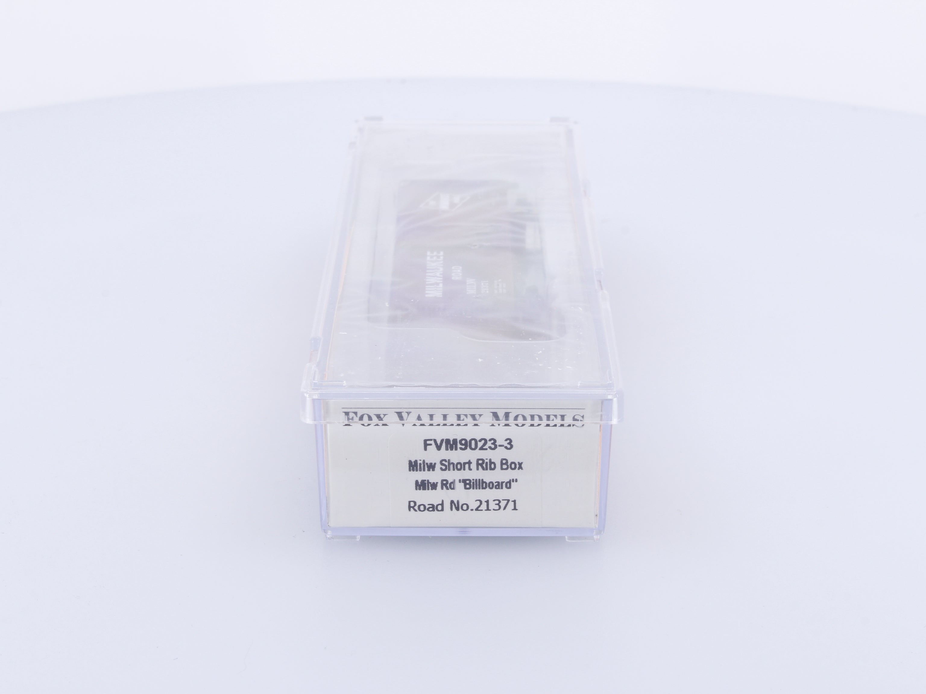Fox Valley Models FVM 9023-3 N MILW Short Rib Box Car Milwaukee Road (MILW) 21371 (#1)