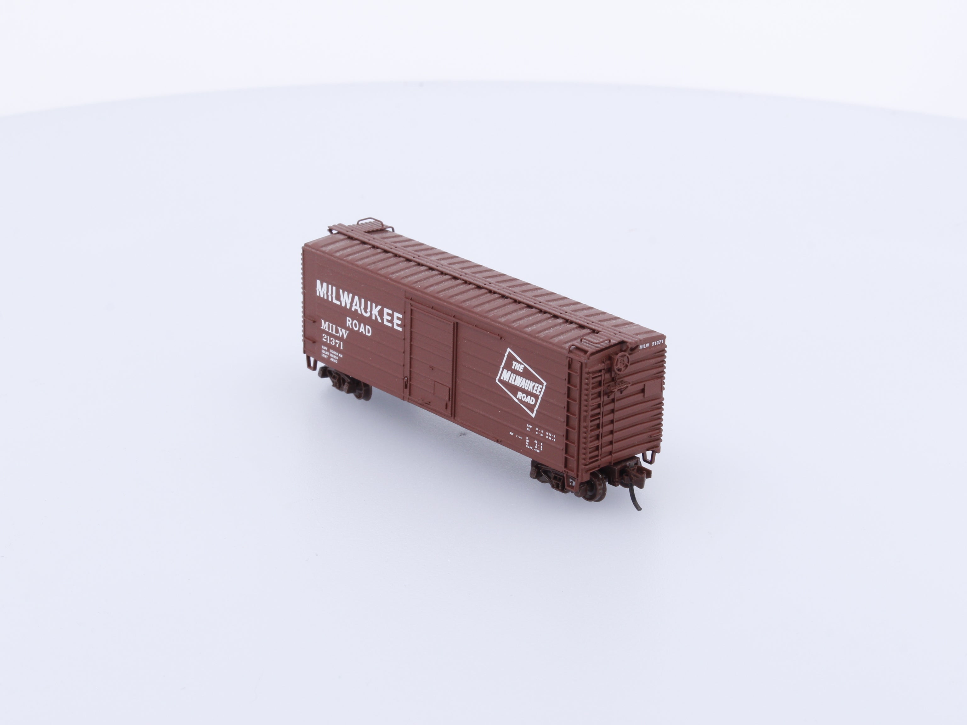Fox Valley Models FVM 9023-3 N MILW Short Rib Box Car Milwaukee Road (MILW) 21371 (#1)