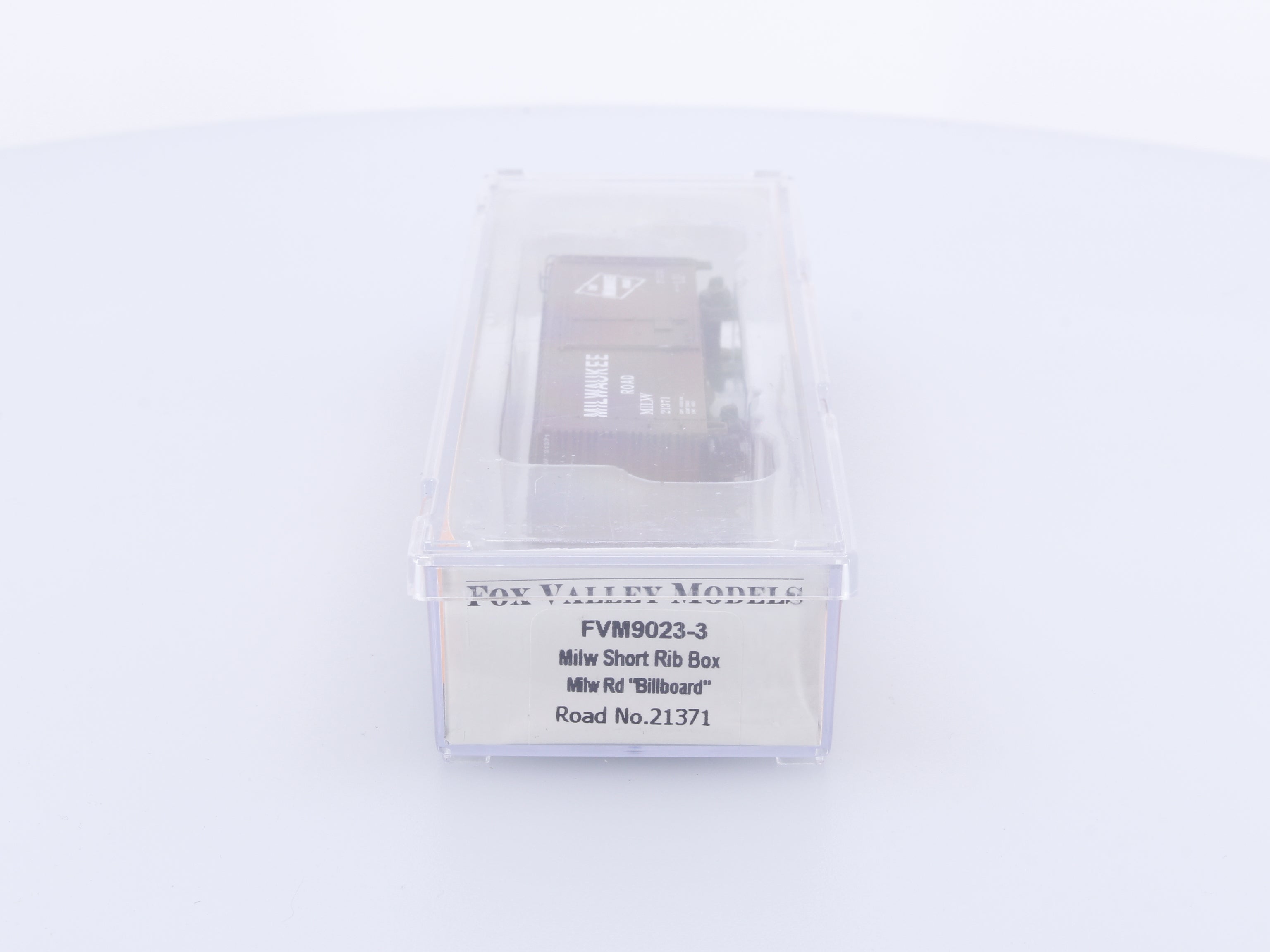 Fox Valley Models FVM 9023-3 N MILW Short Rib Box Car Milwaukee Road (MILW) 21371 (#2)