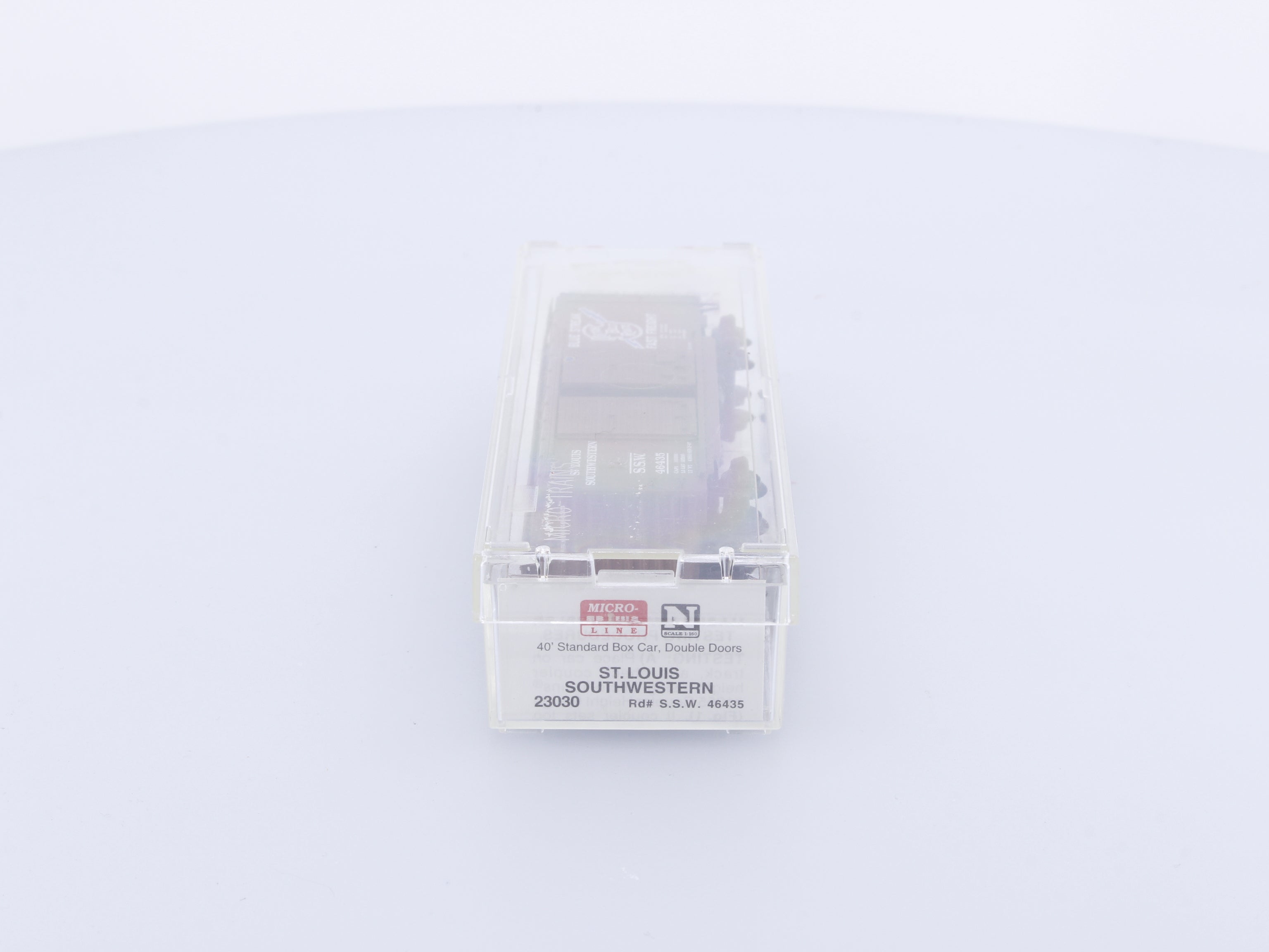 Micro Trains 23030 N Boxcar, 40', PS-1 Cotton Belt , SSW St Louis Southwestern (SLSW/SSW) 46435