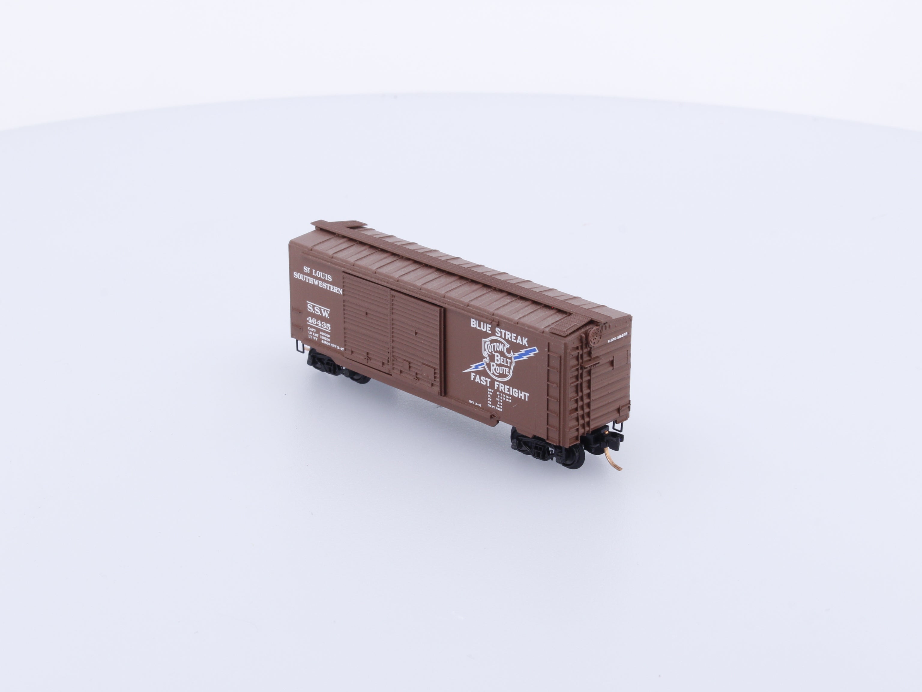Micro Trains 23030 N Boxcar, 40', PS-1 Cotton Belt , SSW St Louis Southwestern (SLSW/SSW) 46435