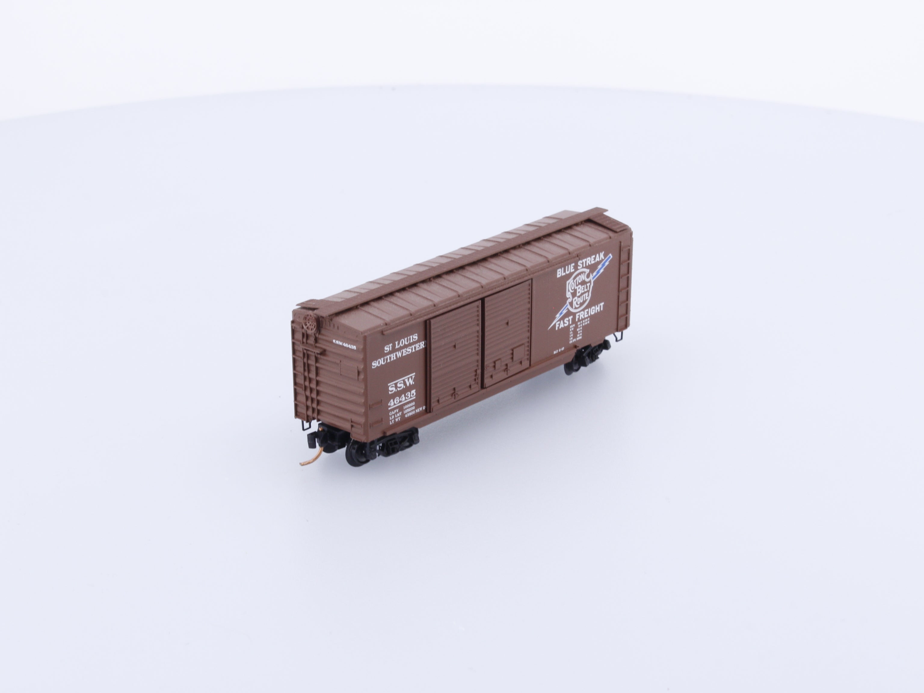 Micro Trains 23030 N Boxcar, 40', PS-1 Cotton Belt , SSW St Louis Southwestern (SLSW/SSW) 46435