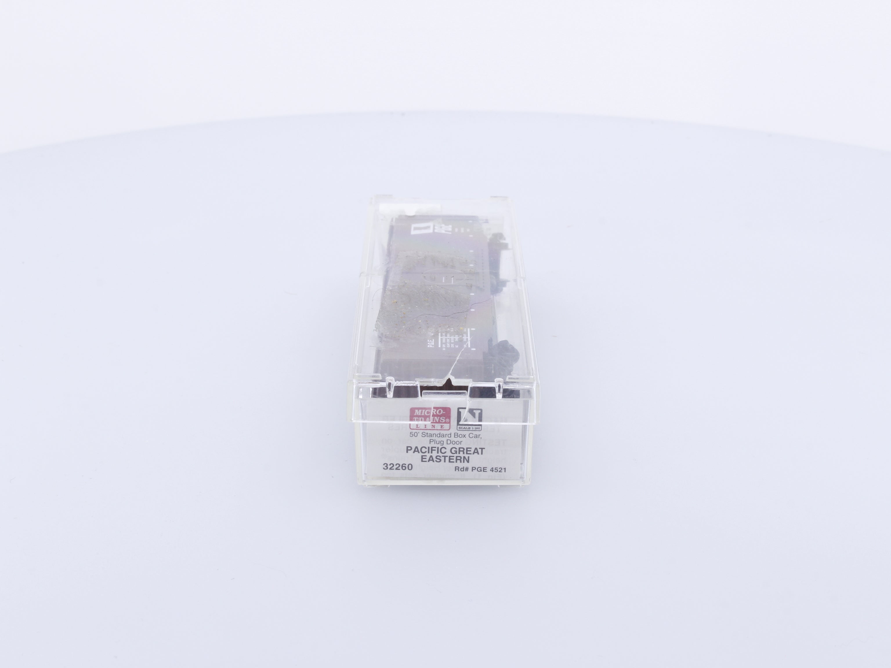 Micro Trains 32260 N Boxcar, 50', Steel, Plug Door Pacific Great Eastern (PGE) 4521 (#1)