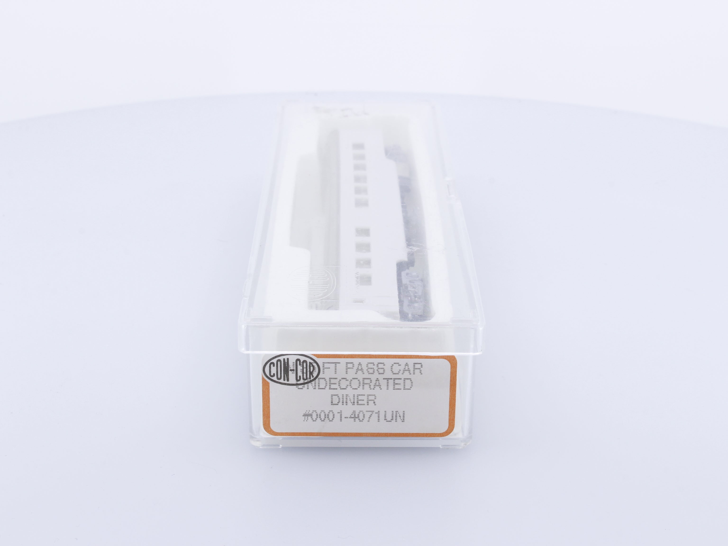Con Cor 0001-4071UN N 85ft Passenger Dining Car Undecorated