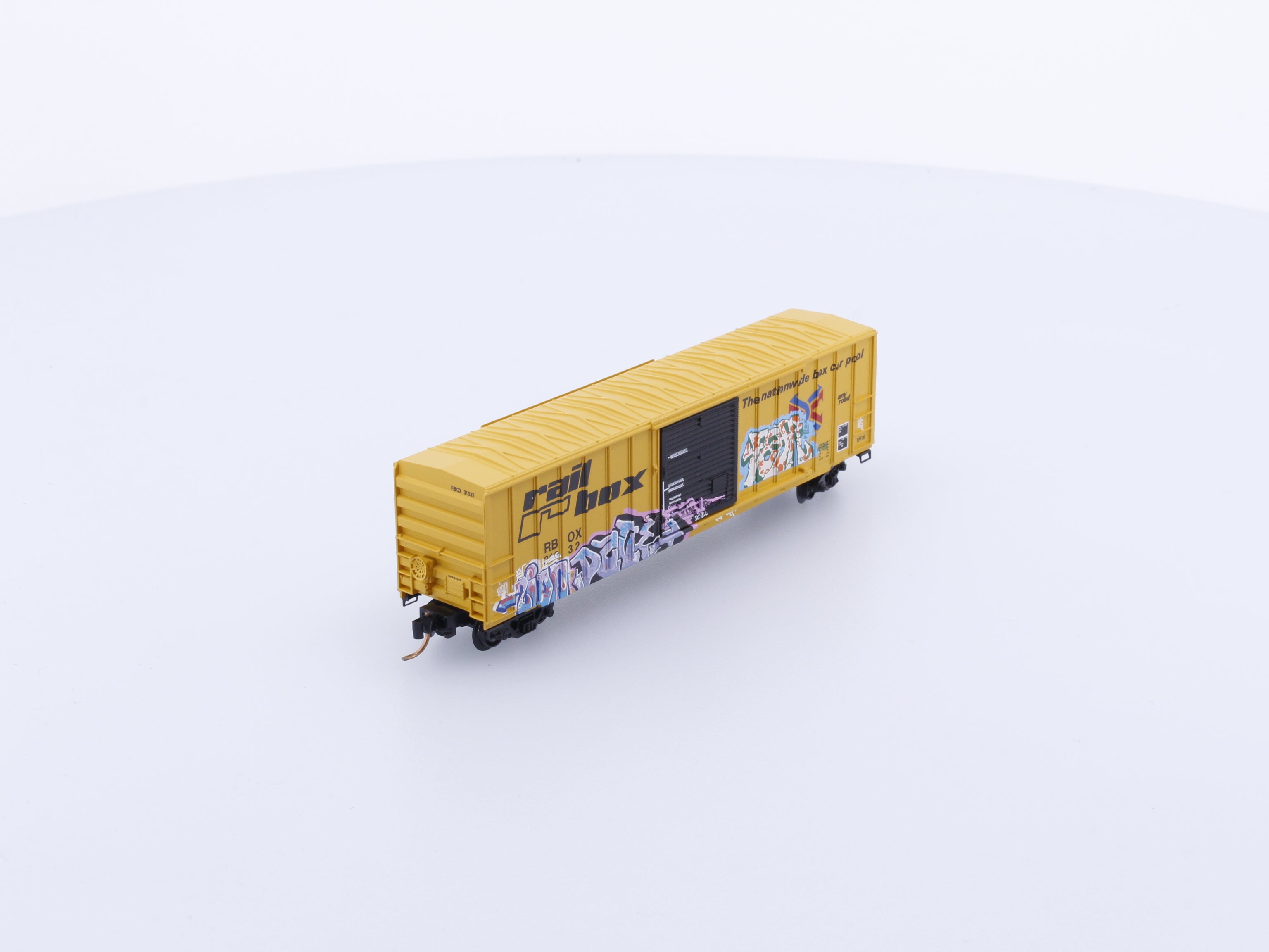 Micro Trains 469of500 N Graffiti Collector Series Steel Box Car 469 of 500 Railbox (RBOX) 31032