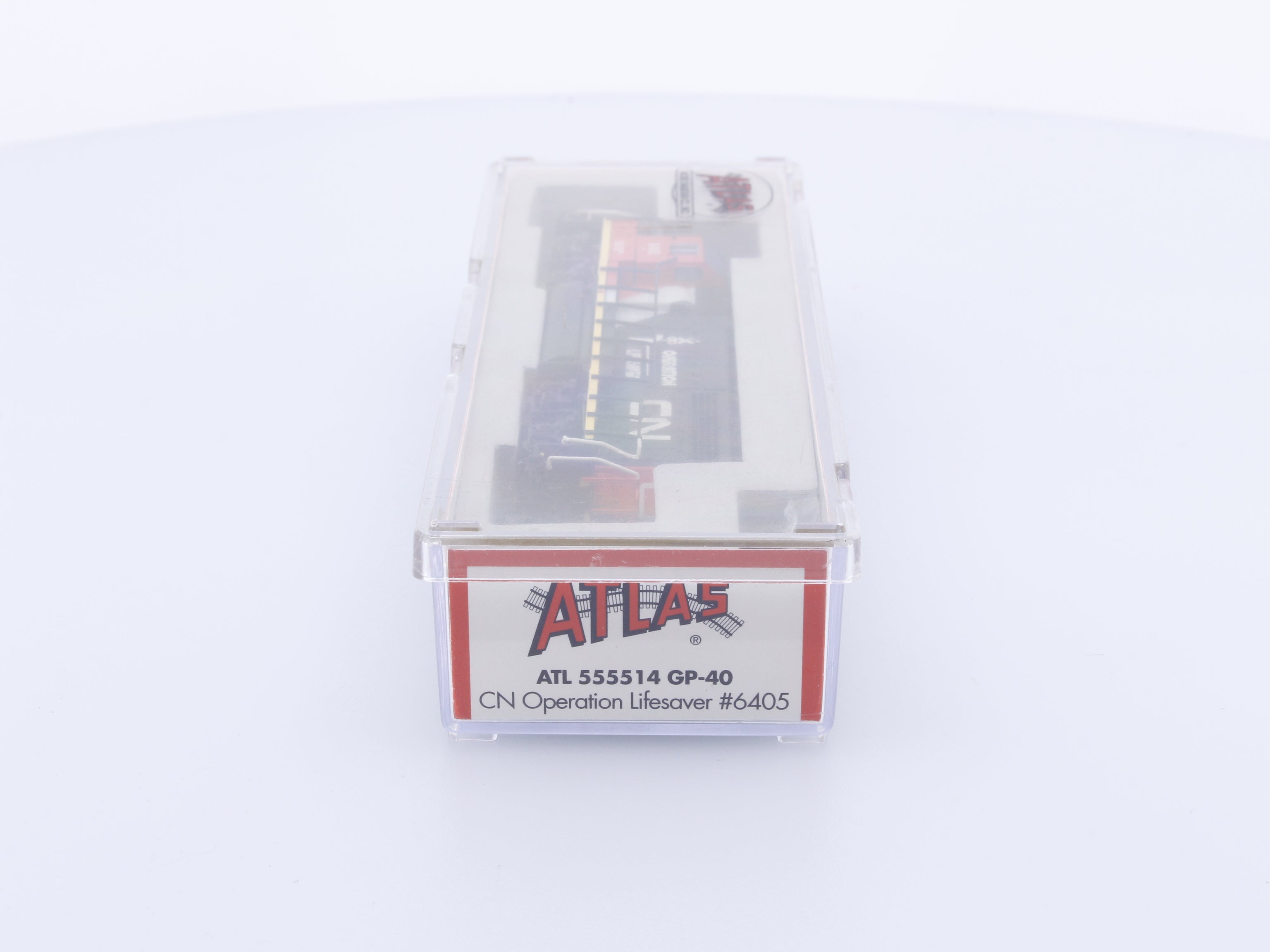 Atlas 555514 N GP-40 Operation Lifesaver Diesel Locomotive Canadian National (CN) 6405 Analog DC