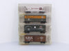 Micro Trains 20226-2 N Mixed Freight Consist, North America, Transition Era Various Fallen Flags 4-Pack