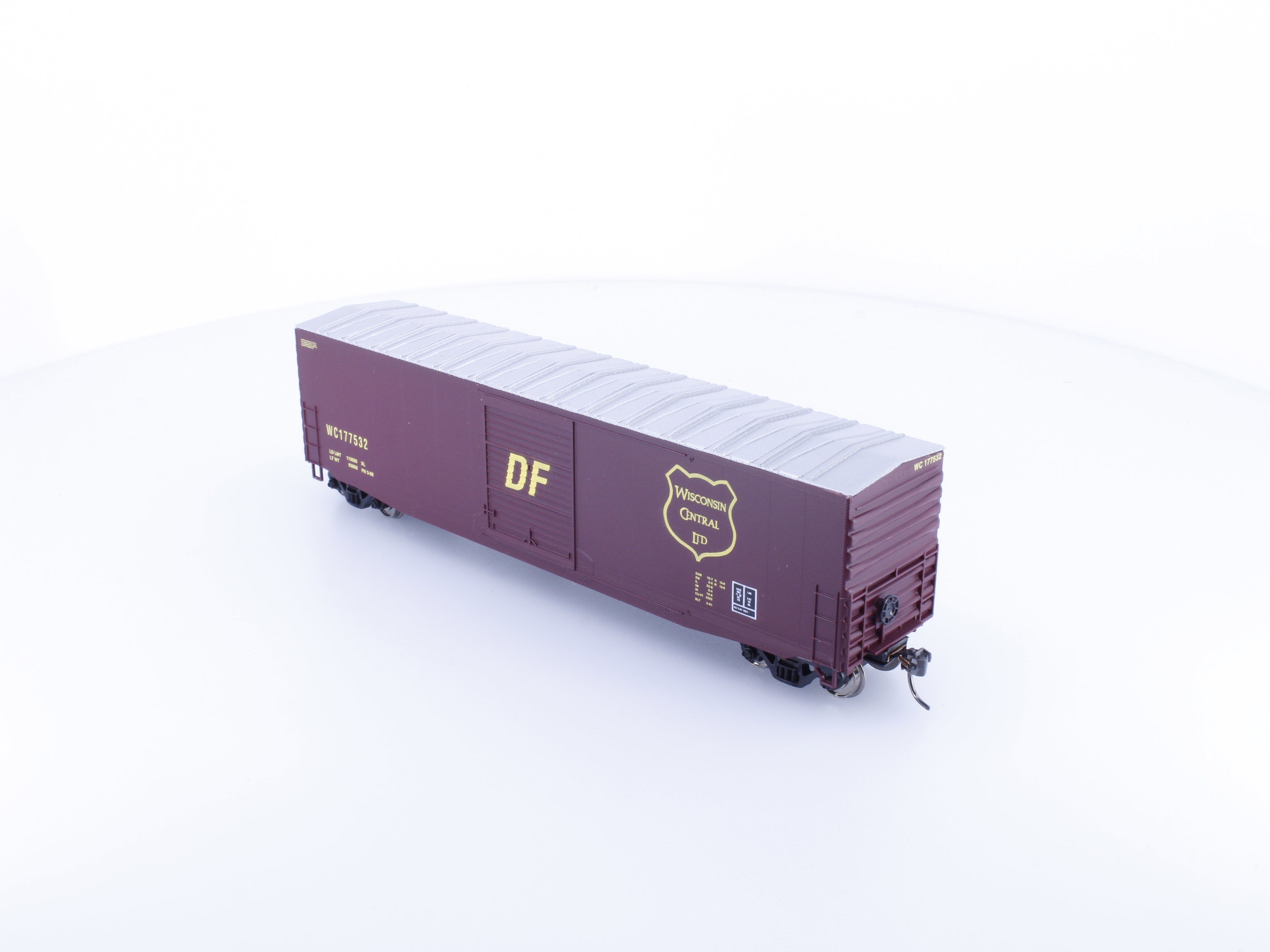Hubert's HMR1102 HO PS1 50' Single Door Box Car Wisconsin Central (WC) WC177532