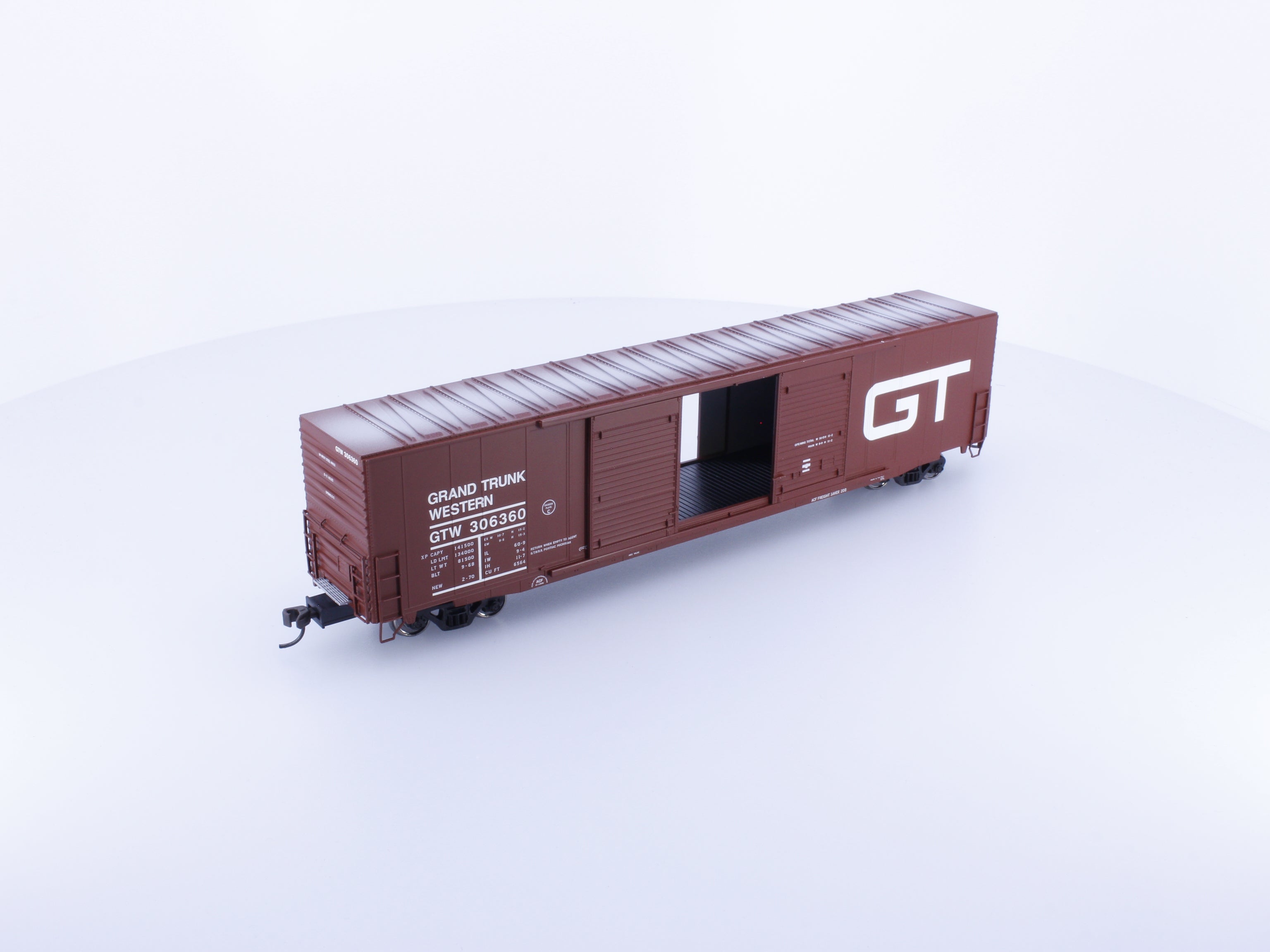 Atlas 1681-1 HO ACF 60' Double Door Auto Parts Car Grand Trunk Western (GTW) 306360
