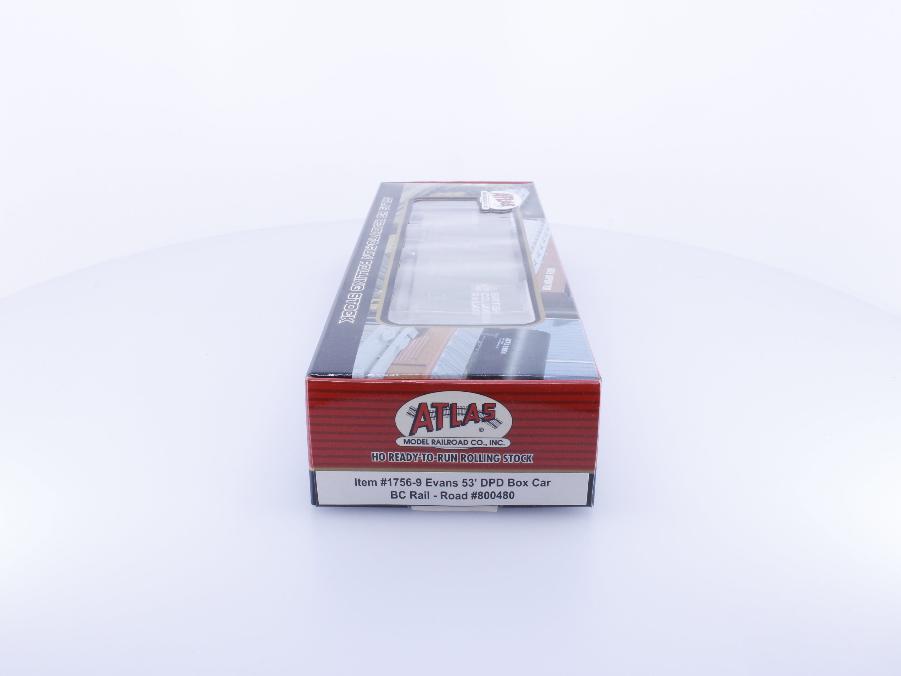 Atlas 1756-9 HO Evans 53' Double Plug Door Box Car British Columbia Railway (BCOL) 800480