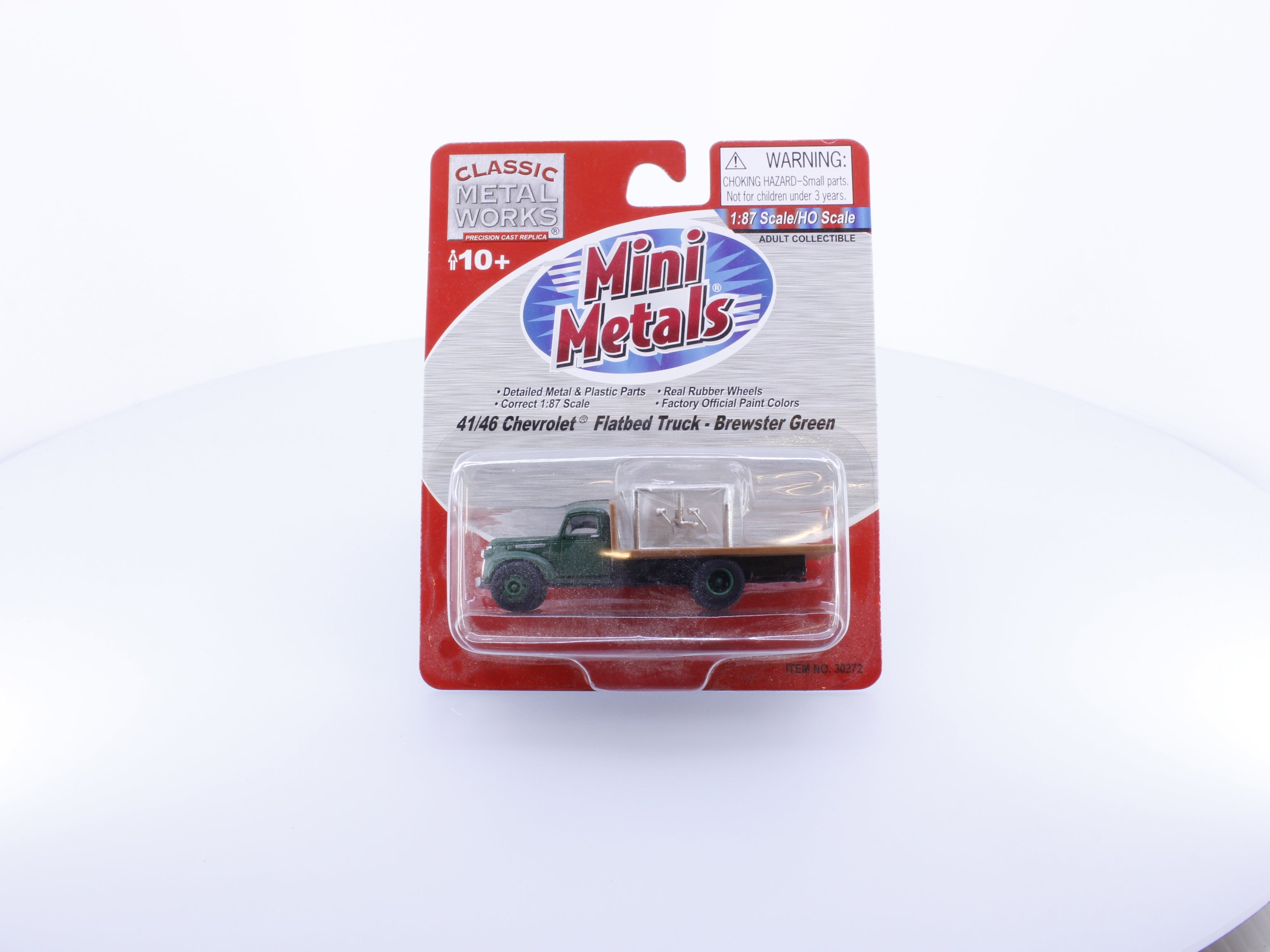 Mini Metals 30272 HO 41/46 Chevrolet Flatbed Truck Brewster Green