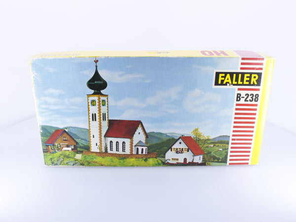 Faller B-238 HO Church With Steeple Kit
