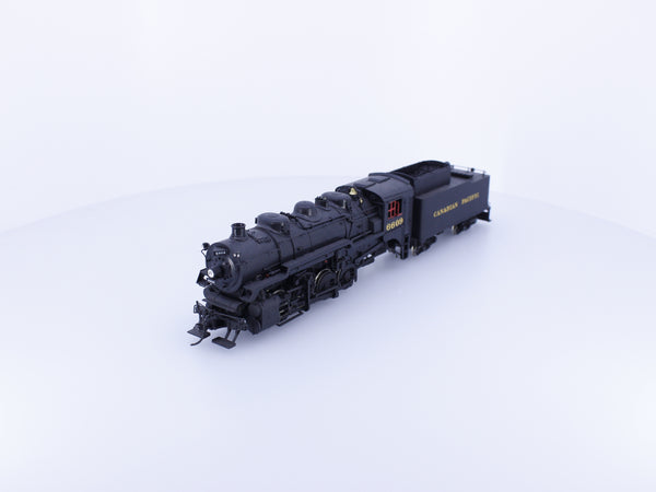 Van Hobbies CPR080V5A HO Brass 0-8-0 V-5a Steam Locomotive Painted Canadian Pacific (CP) 6609 Analog DC