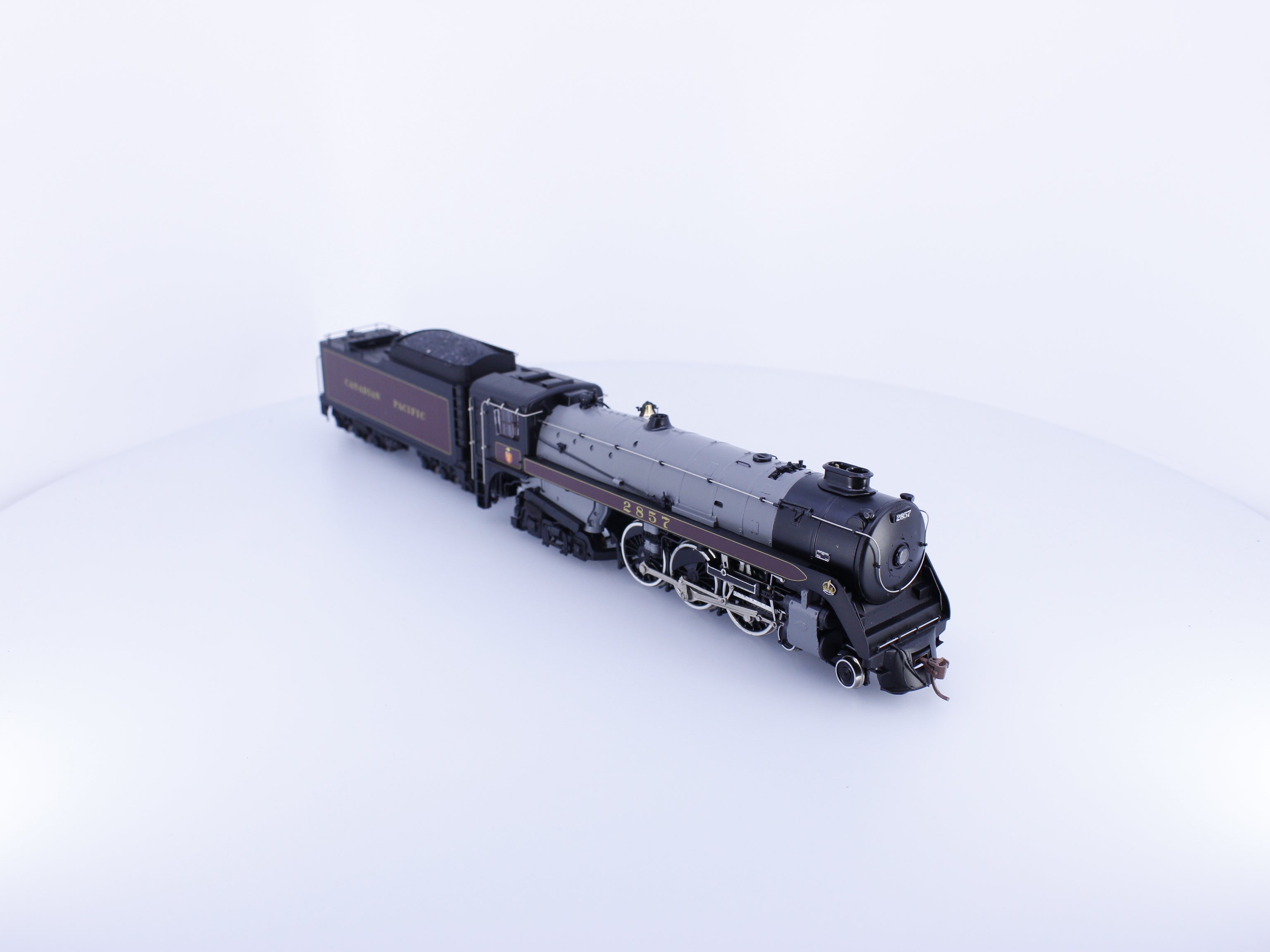 Rapido 600509 HO Royal Hudson H1d Coal Tender Steam Loco Un-Run Like New Rare Canadian Pacific (CP) 2857 DCC & Sound
