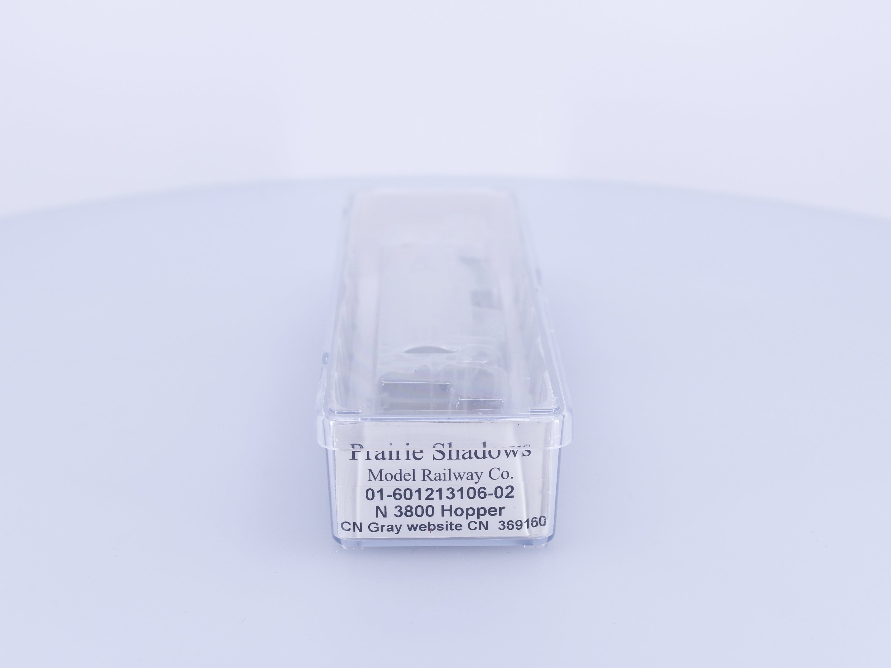Prairie Shadows Model Railway Co. 0160121310602 N 3800 CU FT Hopper Canadian National (CN) 369160
