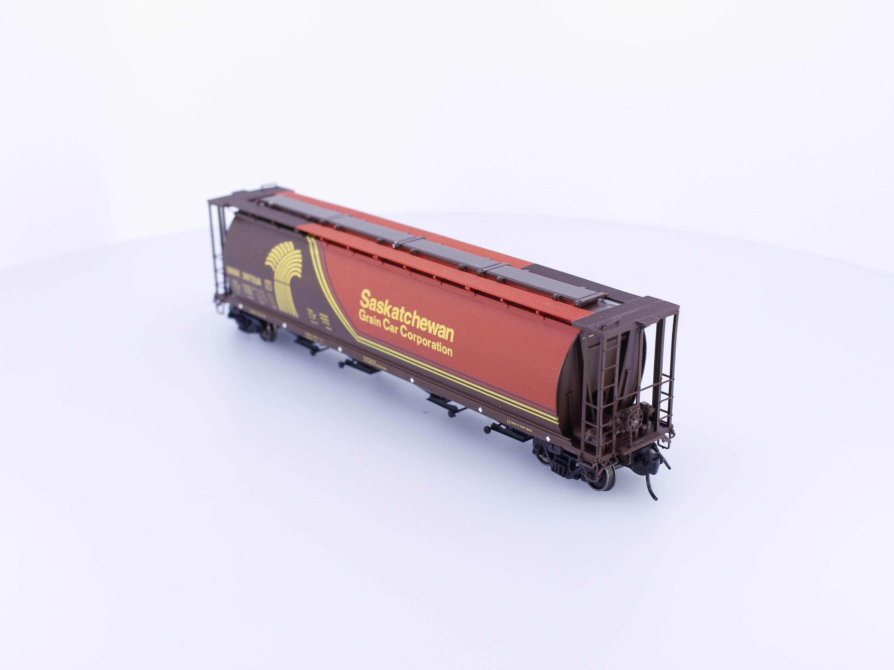 InterMountain 45121-05 HO Cylindrical Grain Hopper Saskatchewan Saskatchewan Railcar Corporation (SKNX) 397318