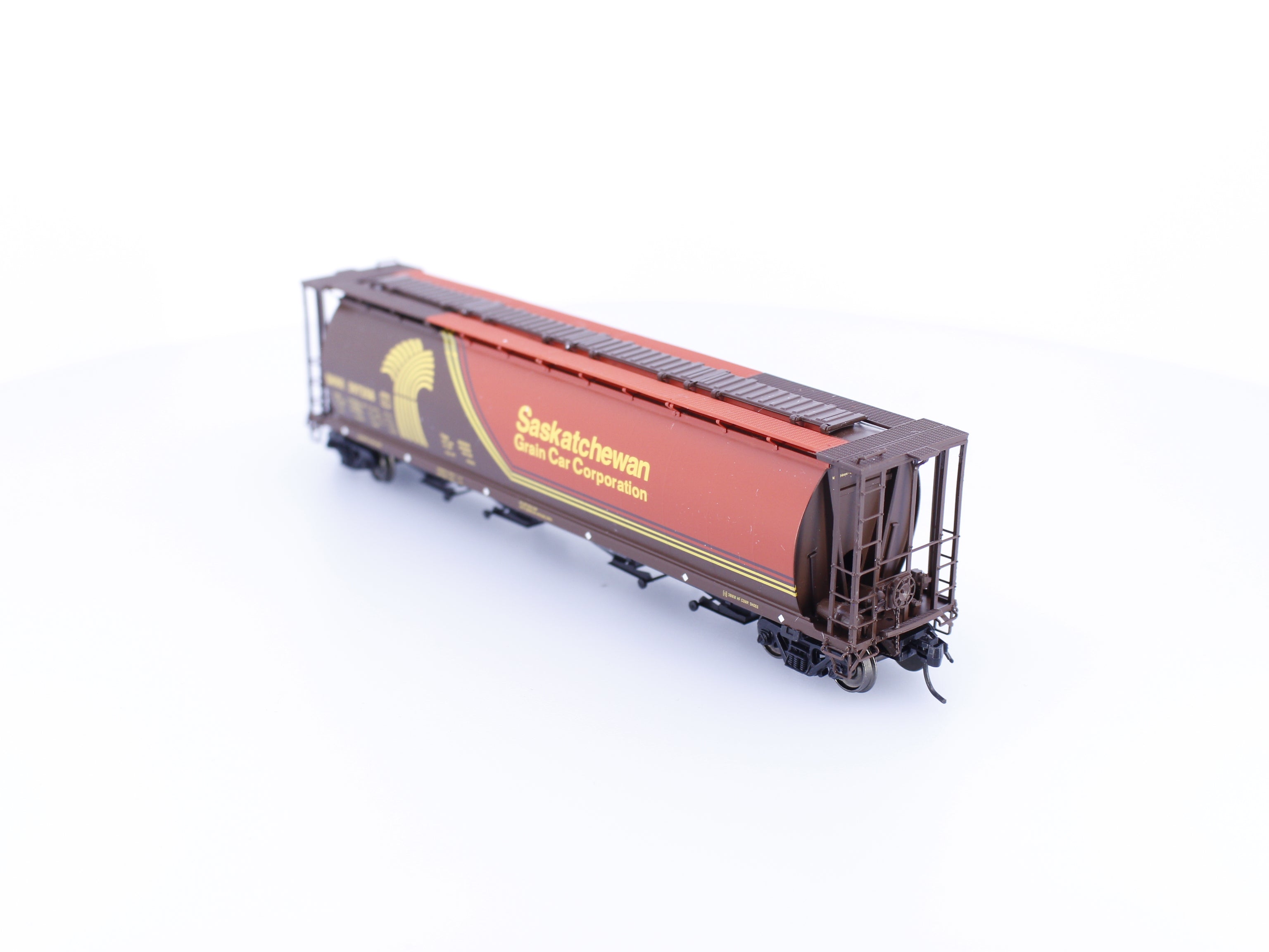 InterMountain 45121-03 HO Cylindrical Grain Hopper Saskatchewan Saskatchewan Railcar Corporation (SKNX) 397258