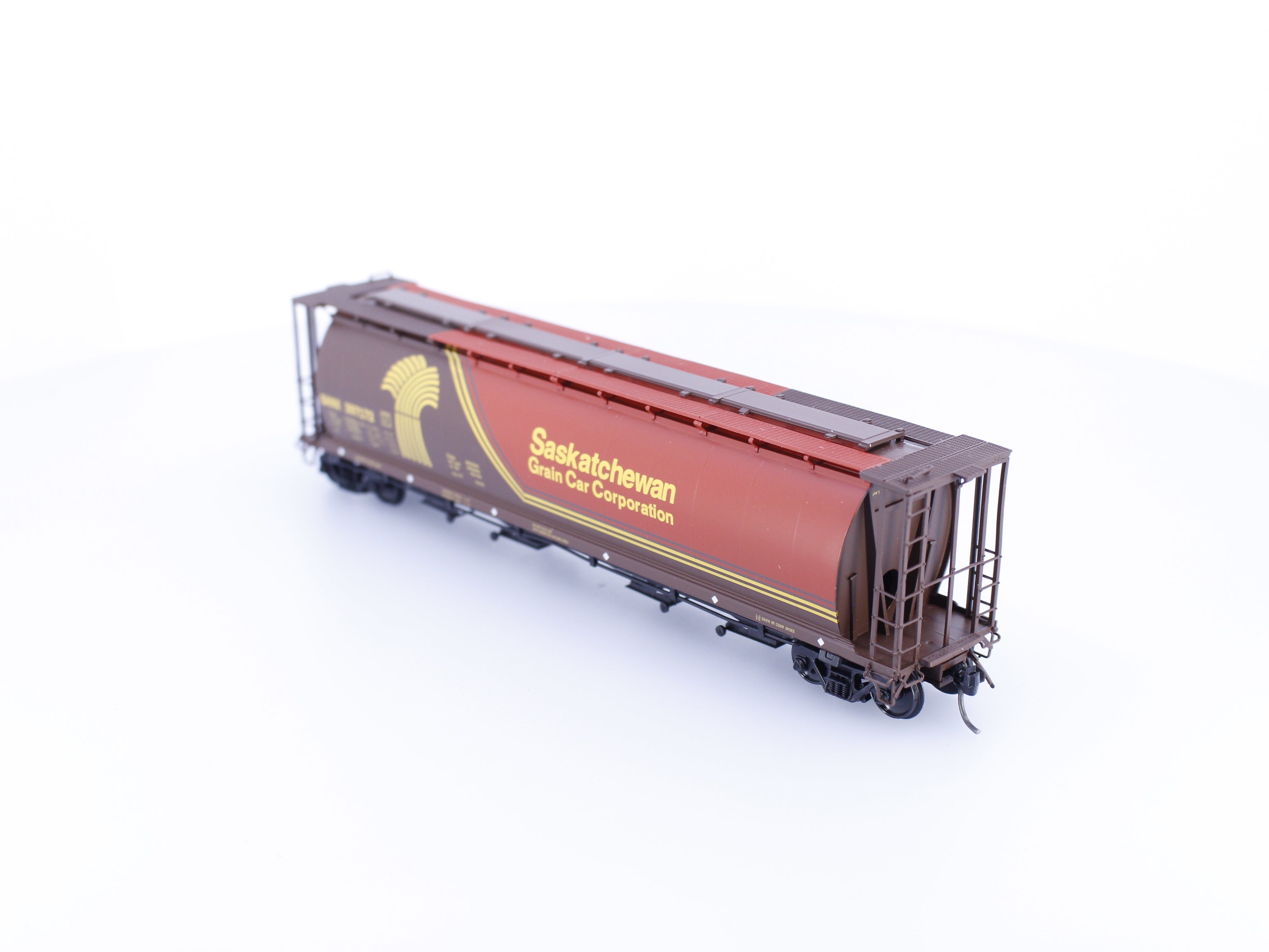InterMountain 45121-01 HO Cylindrical Grain Hopper Saskatchewan Saskatchewan Railcar Corporation (SKNX) 397172 (#2)