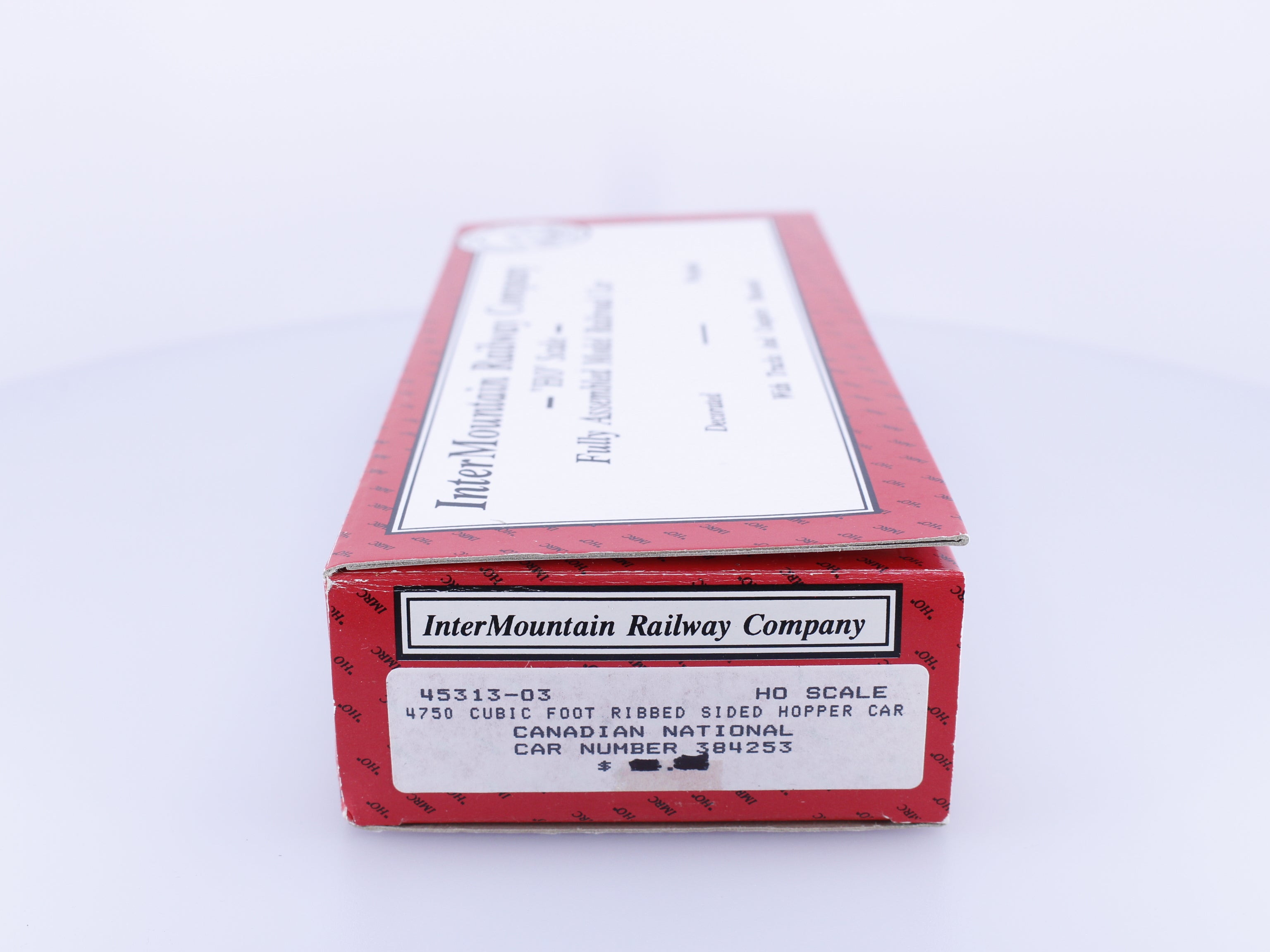 InterMountain 45313-03 HO 4750 cu.ft Ribbed Sided 3 Bay Hopper Canadian National (CN) 384253