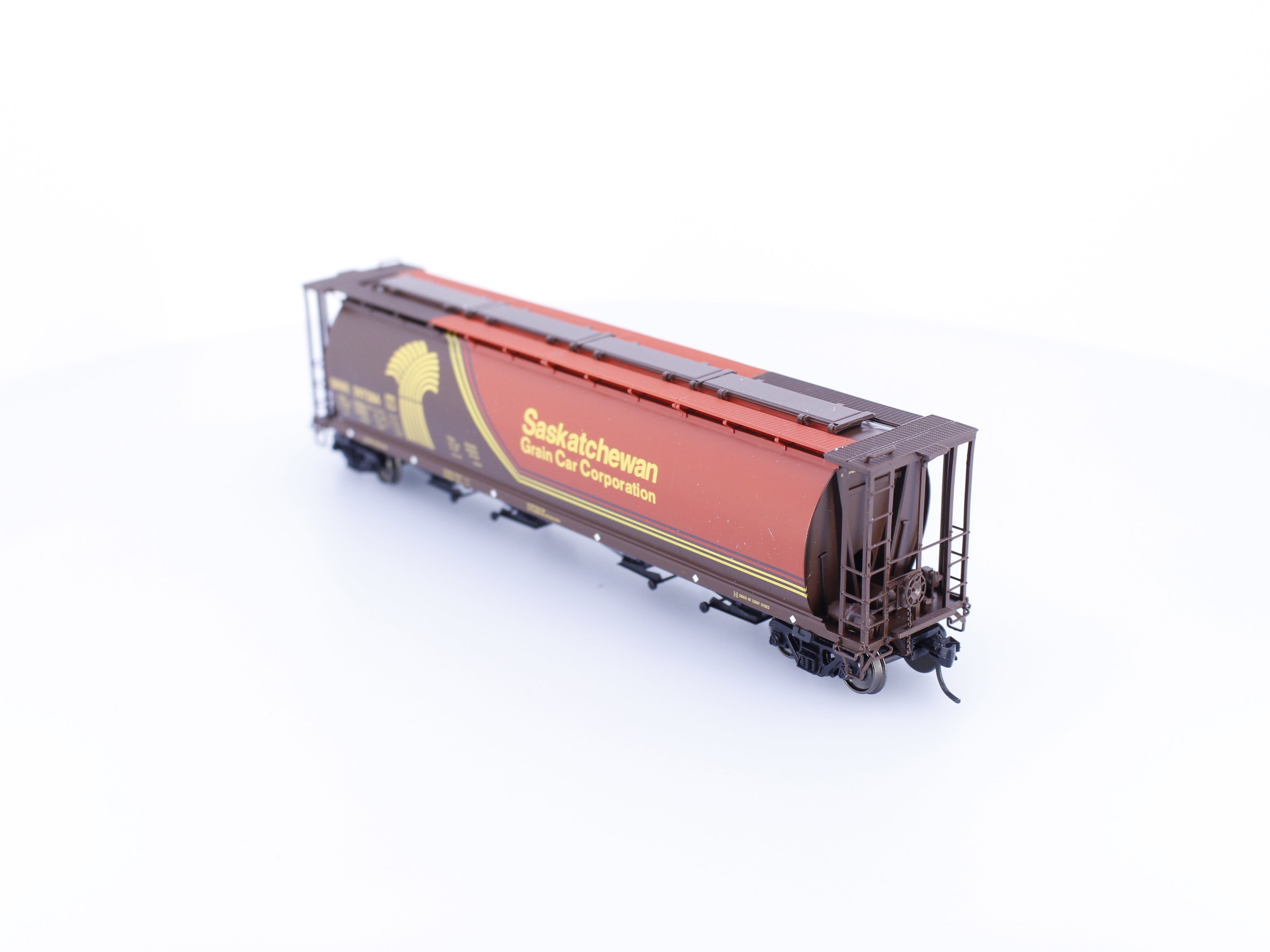 InterMountain 45121-04 HO Cylindrical Grain Hopper Saskatchewan Saskatchewan Railcar Corporation (SKNX) 397284