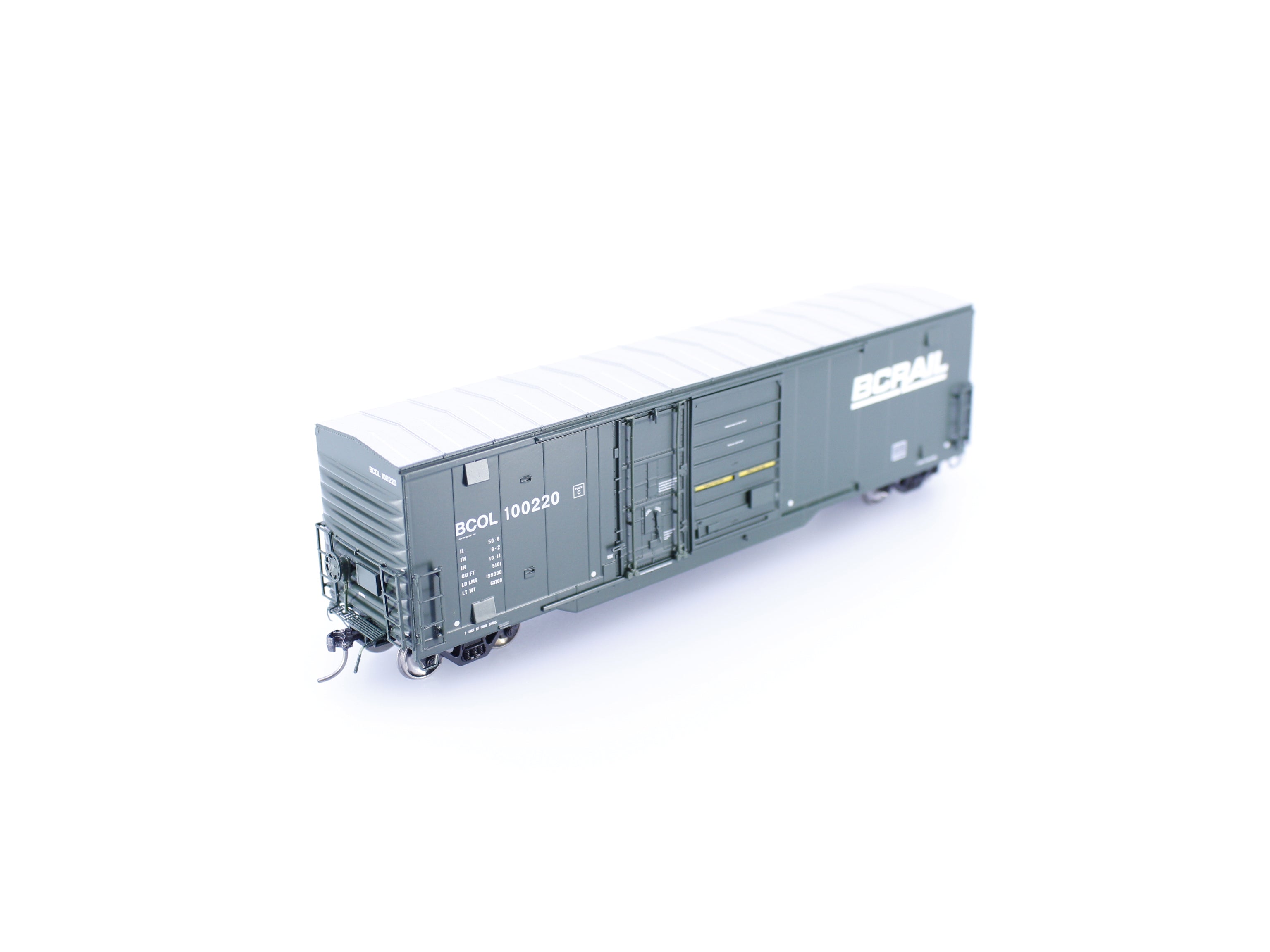 North American Railcar Corporation 113400100803 HO NSC 5092 cf Combo Door Boxcar BC Rail (BCOL) 100220