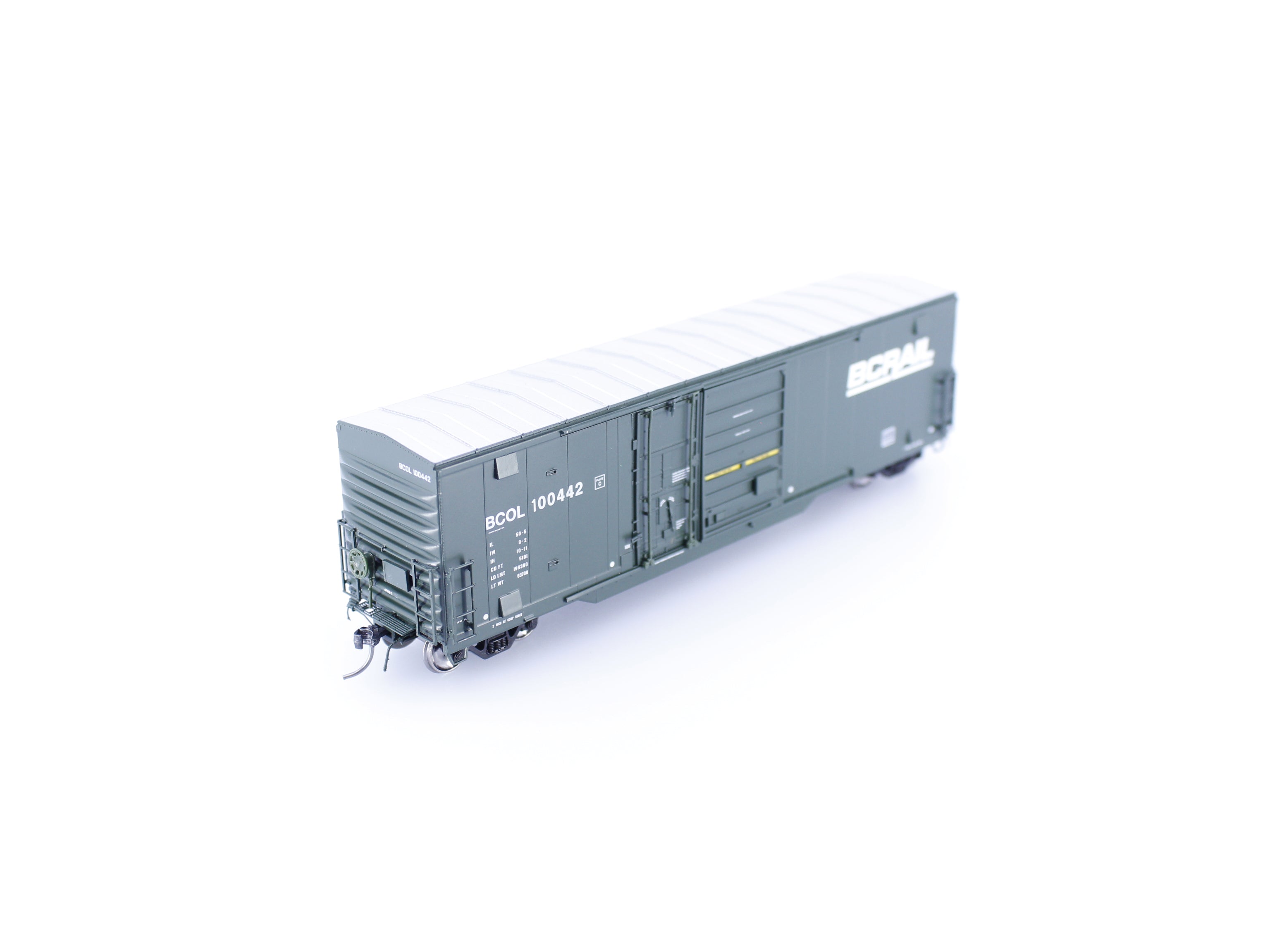 North American Railcar Corporation 113400100806 HO NSC 5092 cf Combo Door Boxcar BC Rail (BCOL) 100442