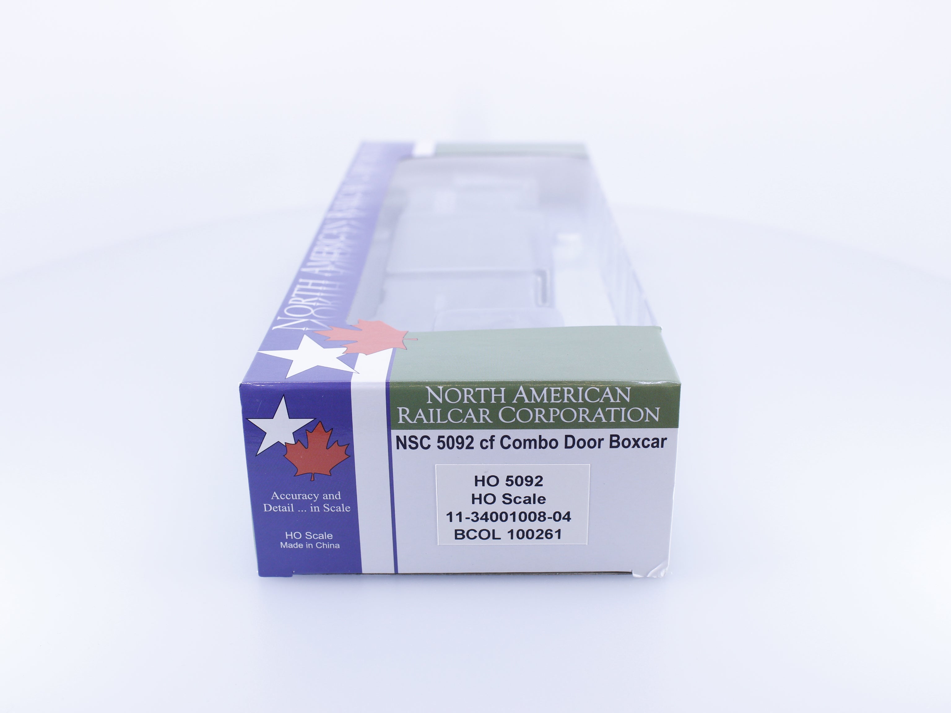 North American Railcar Corporation 113400100804 HO NSC 5092 cf Combo Door Boxcar BC Rail (BCOL) 100261