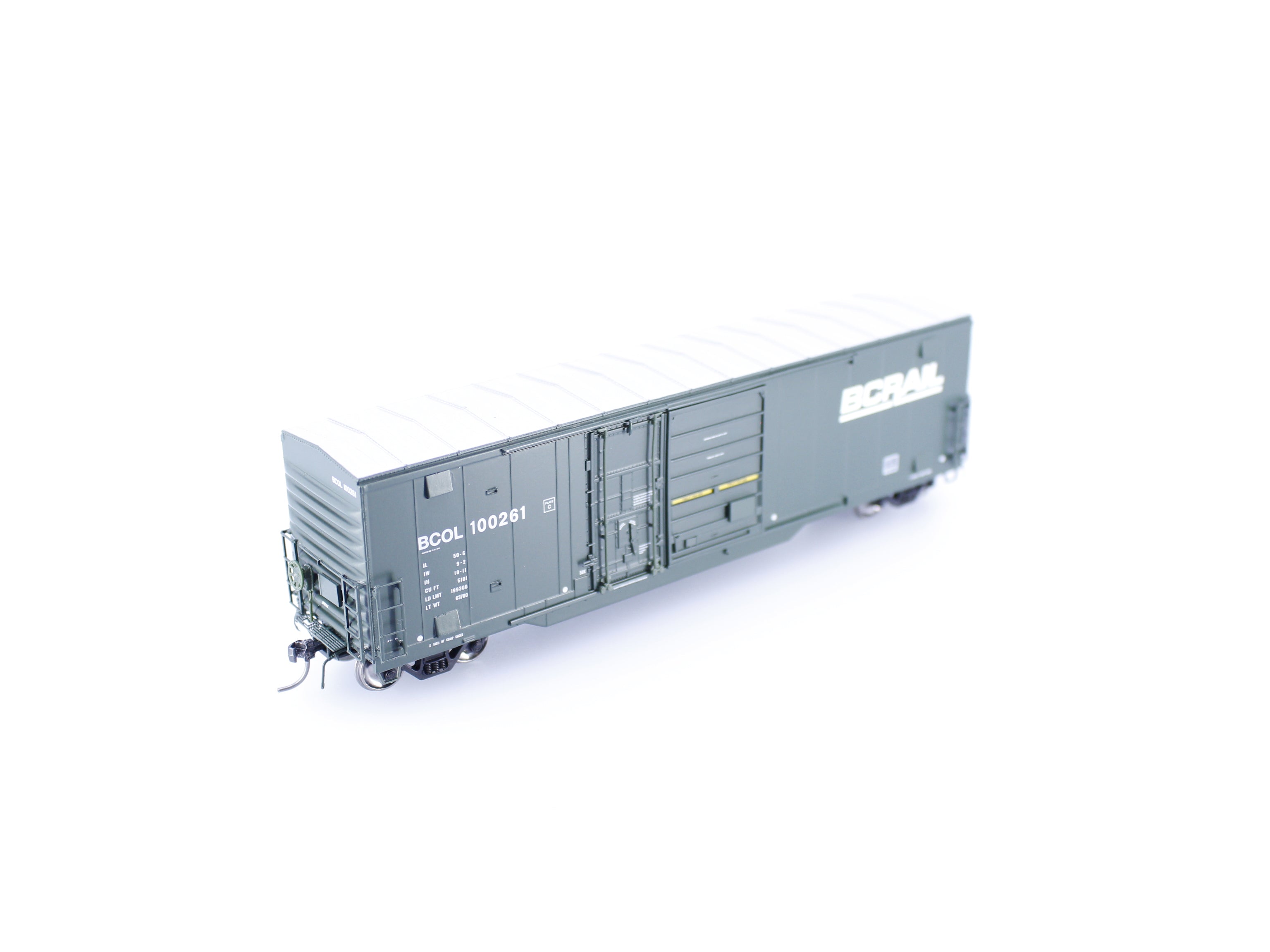 North American Railcar Corporation 113400100804 HO NSC 5092 cf Combo Door Boxcar BC Rail (BCOL) 100261