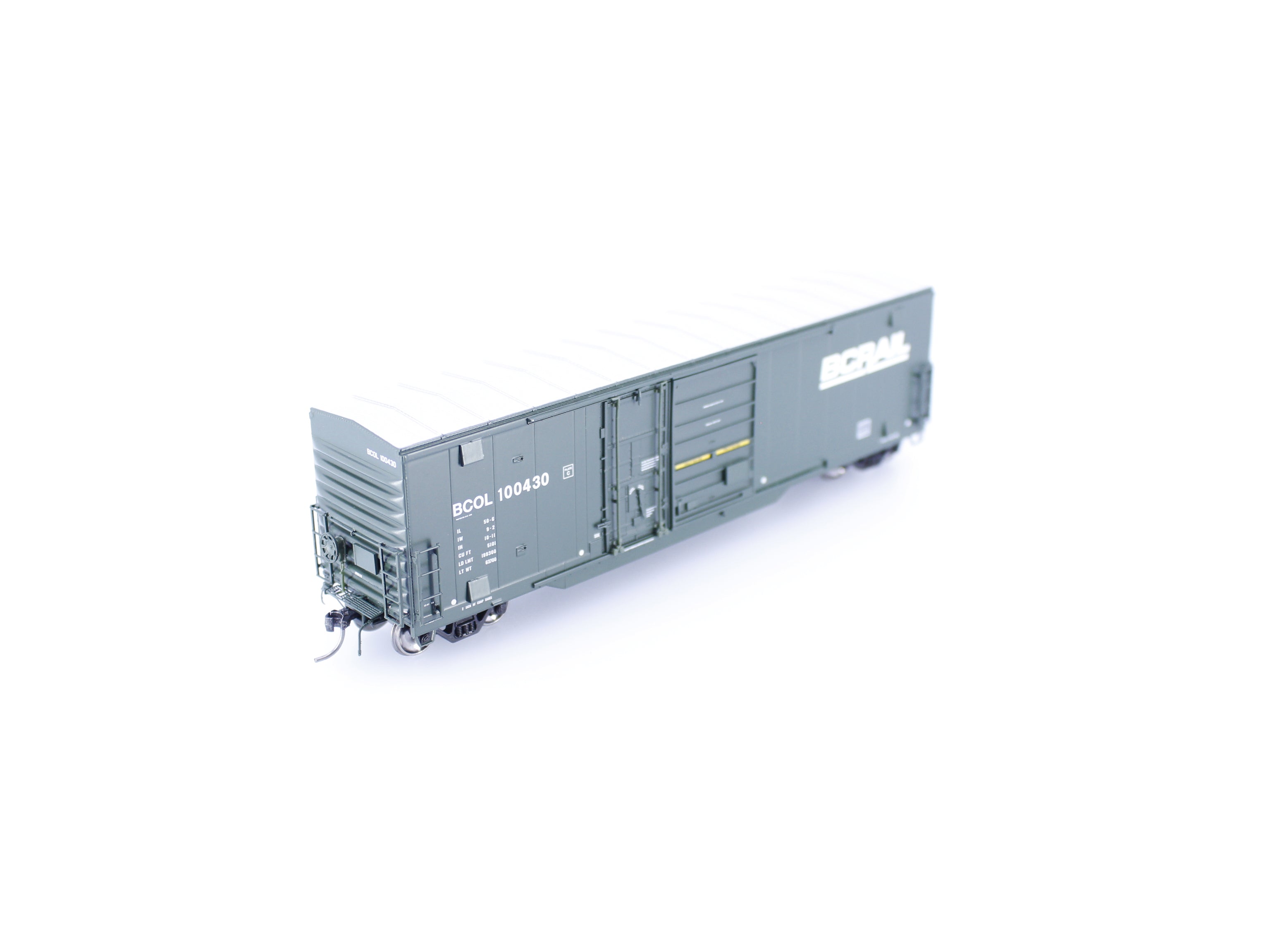 North American Railcar Corporation 113400100805 HO NSC 5092 cf Combo Door Boxcar BC Rail (BCOL) 100430