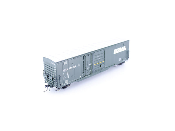 North American Railcar Corporation 113400100802 HO NSC 5092 cf Combo Door Boxcar BC Rail (BCOL) 100214