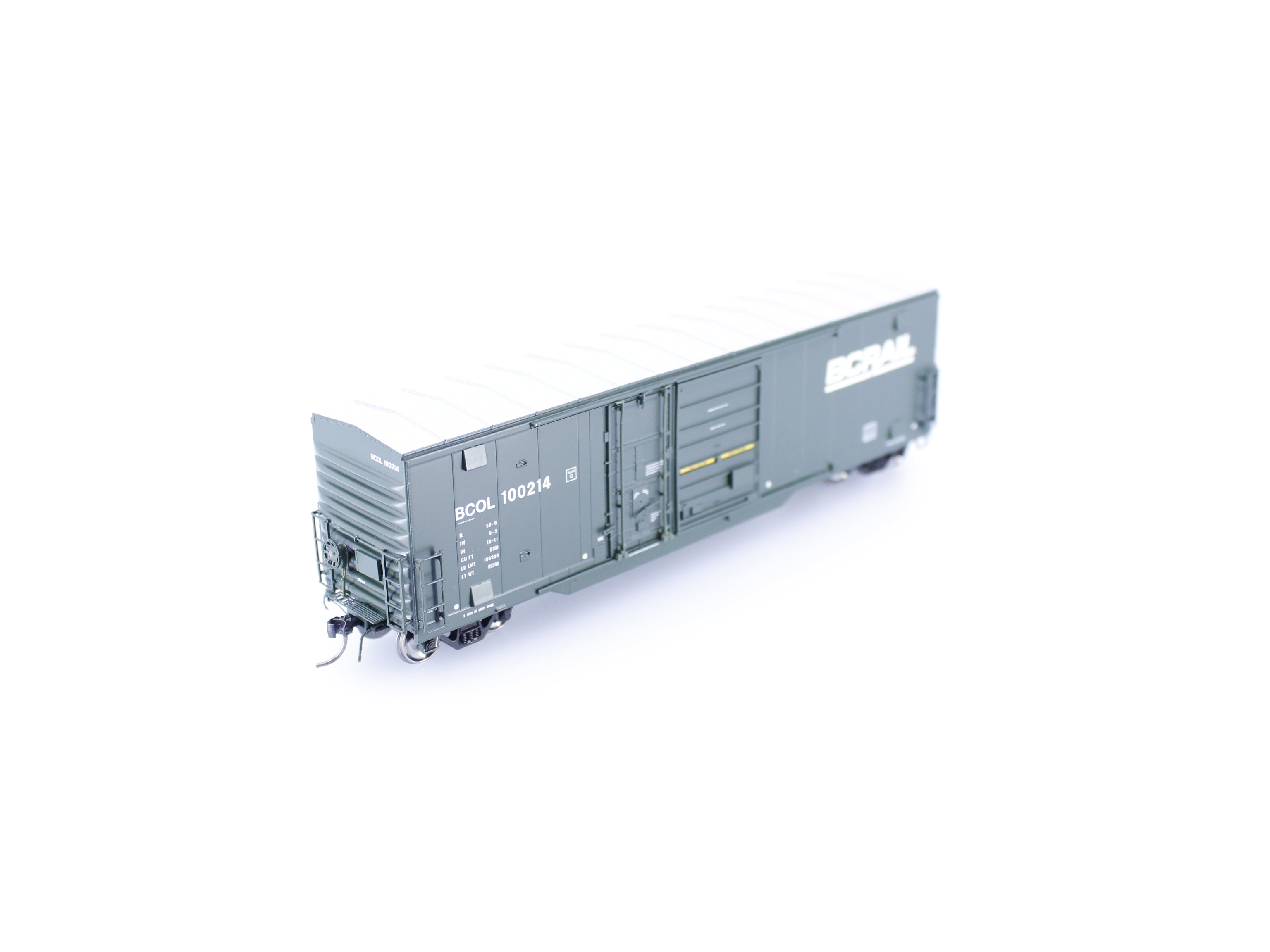 North American Railcar Corporation 113400100802 HO NSC 5092 cf Combo Door Boxcar BC Rail (BCOL) 100214