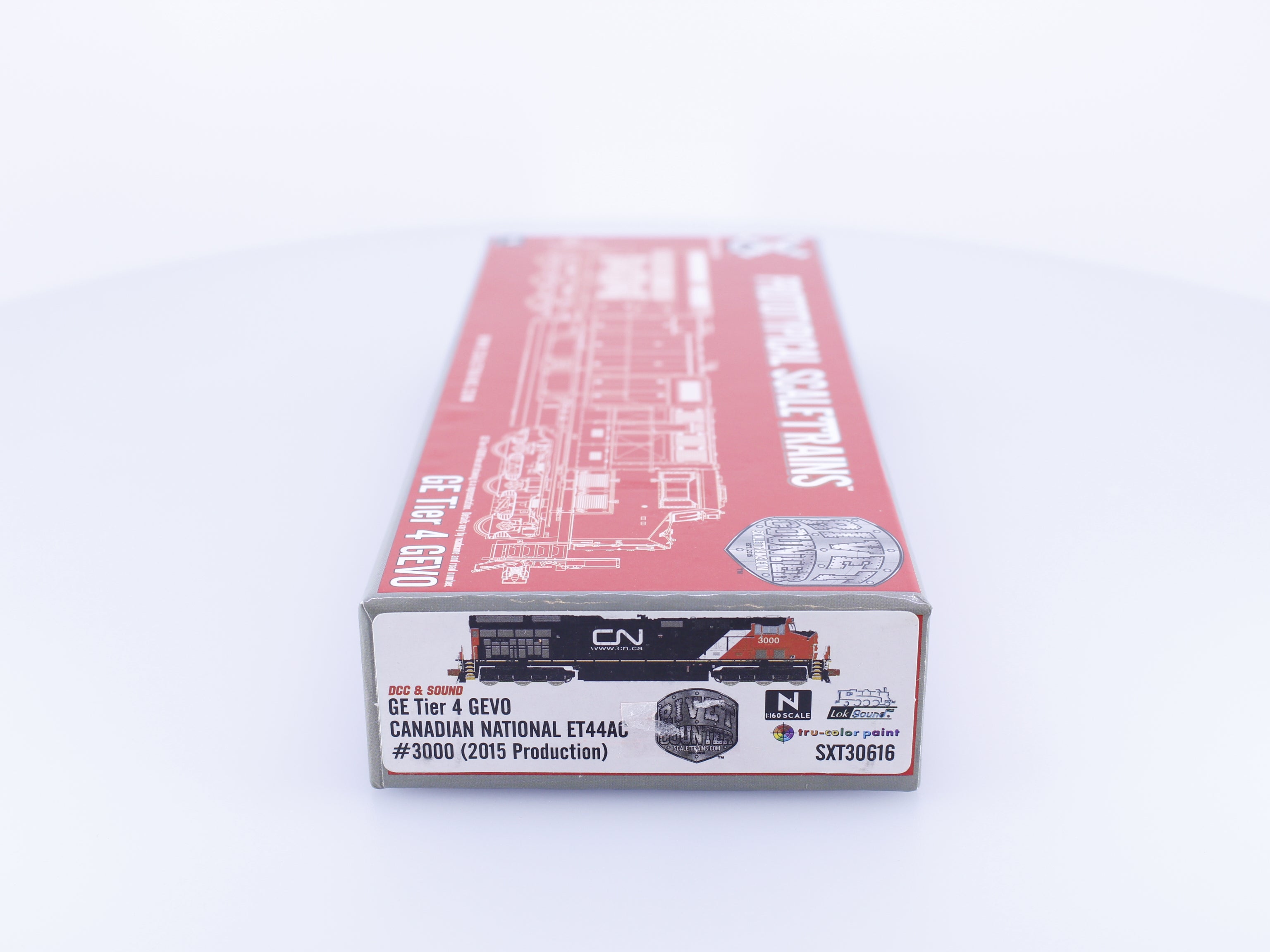 ScaleTrains SXT30616 N GE Tier 4 GEVO ET44AC (2015 Production) Canadian National (CN) 3000 DCC & Sound (#2)