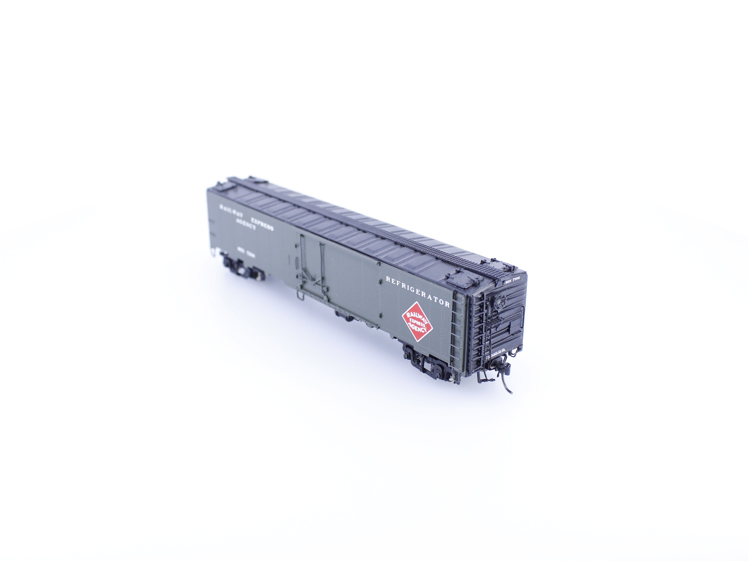 Iron Horse Models 15590 HO Railway Express Agency Gondola Painted Railway Express Agency (REX) 7196