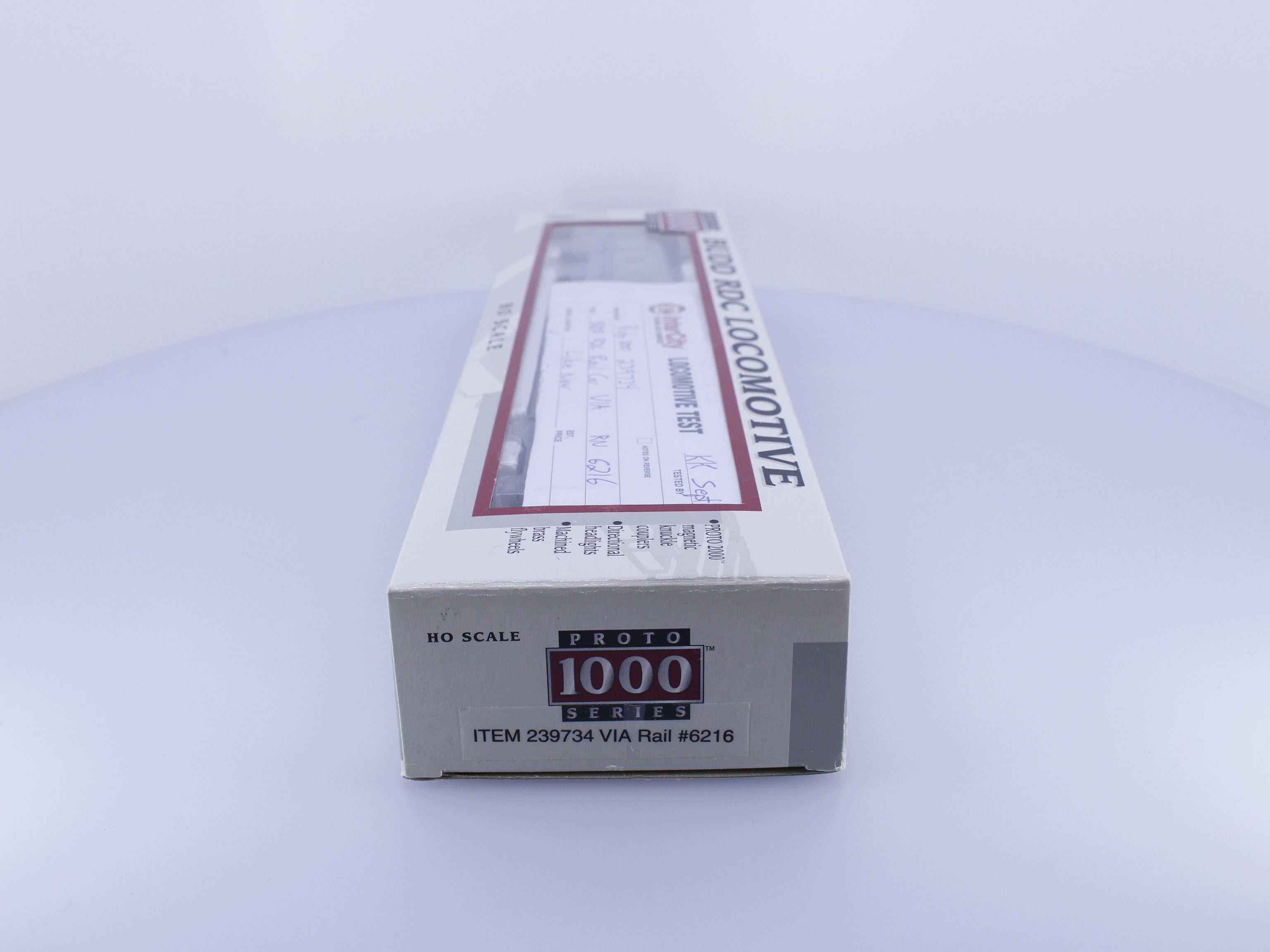 Proto 1000 239734 HO Budd RDC Rail Car Via Rail (VIA) 6216 Analog DC