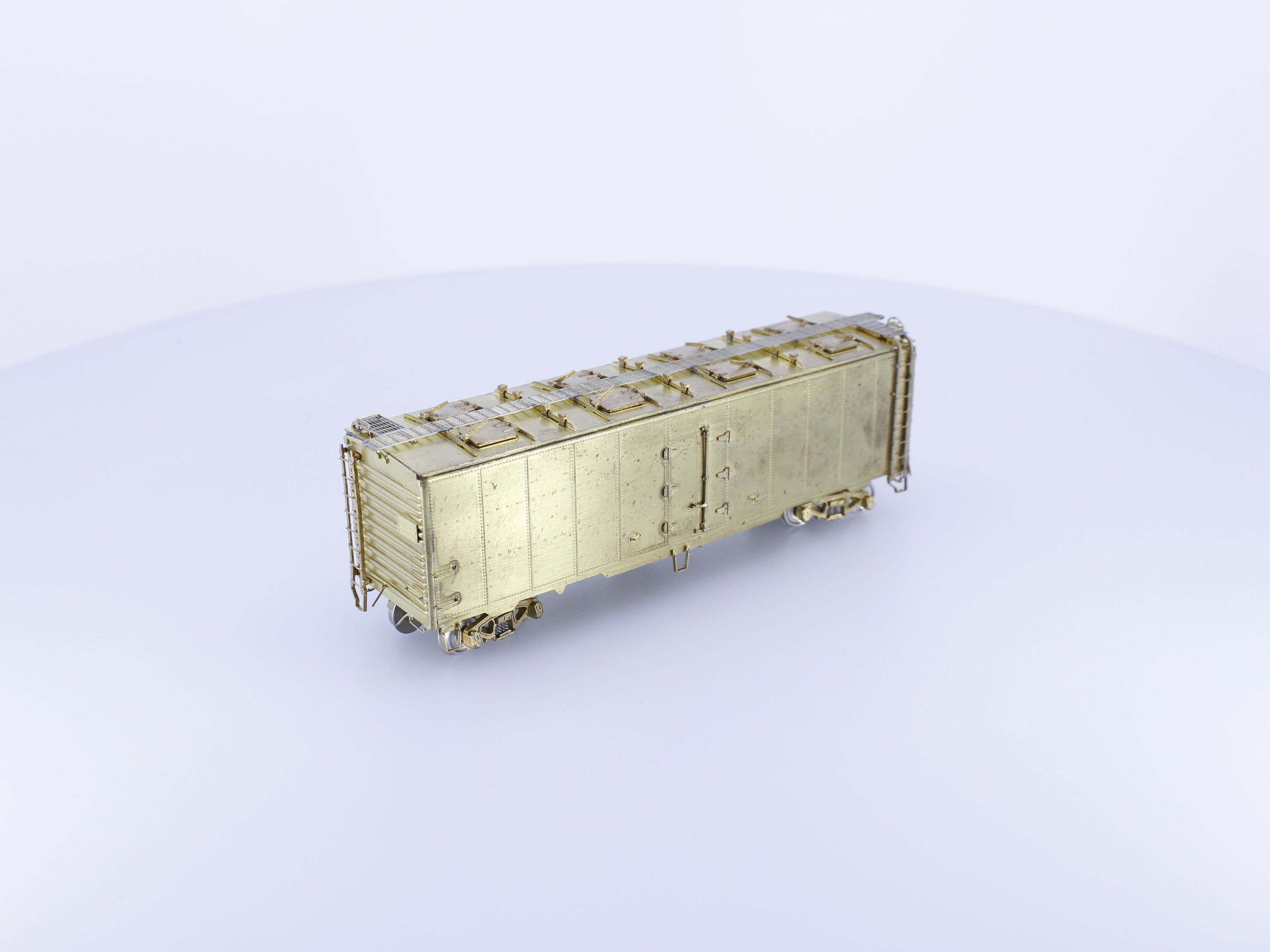 Van Hobbies/F M Models HO Brass CNR Steel Eight Hatch Reefer. Undec. (SS-203)