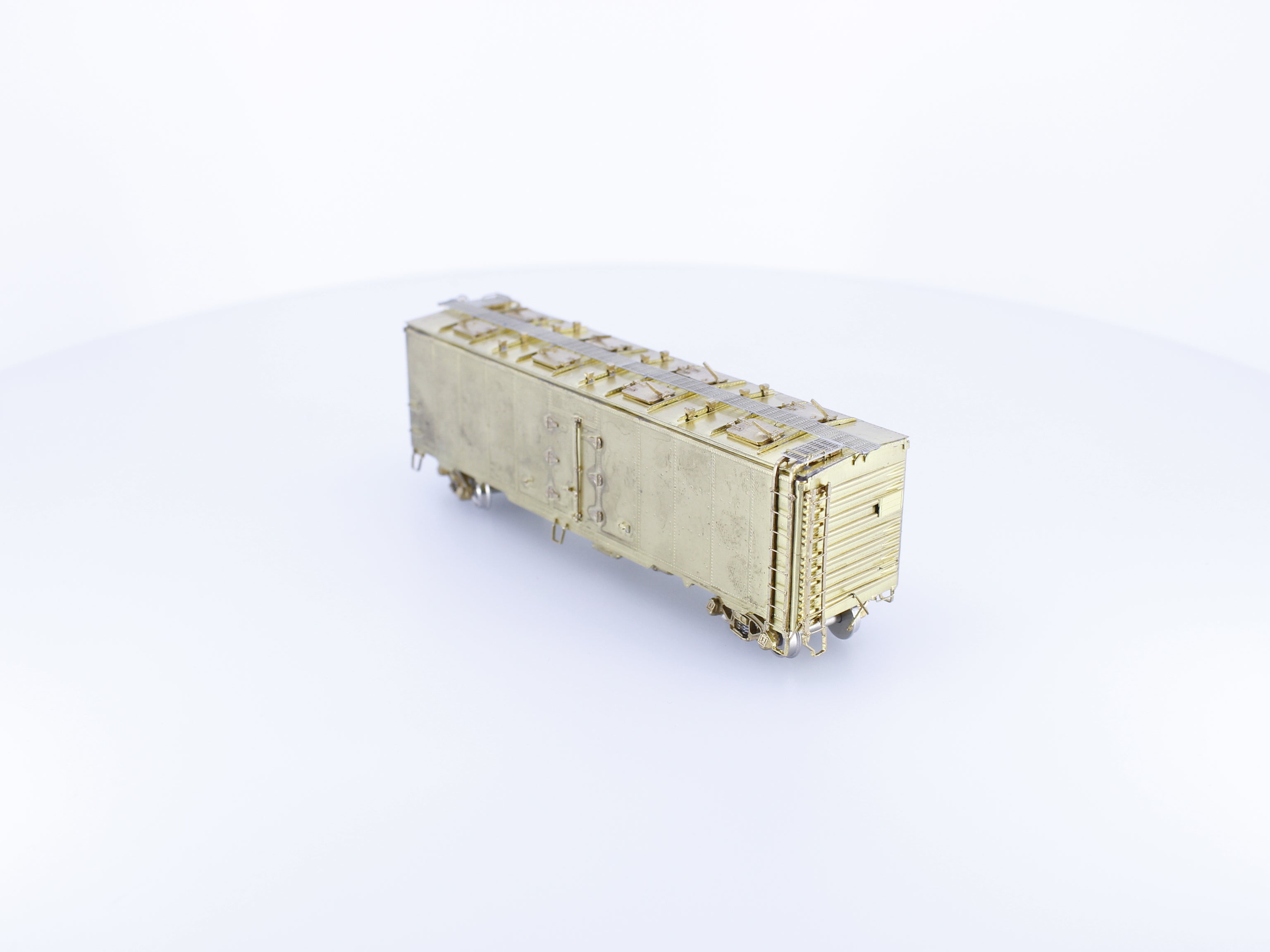 Van Hobbies/F M Models HO Brass CNR Steel Eight Hatch Reefer. Undec. (SS-203)