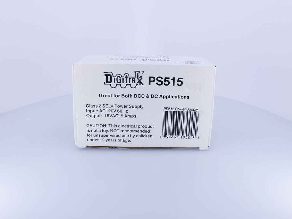 Digitrax PS515 HO Class 2 SELV Power Supply 15VAC 5 Amps