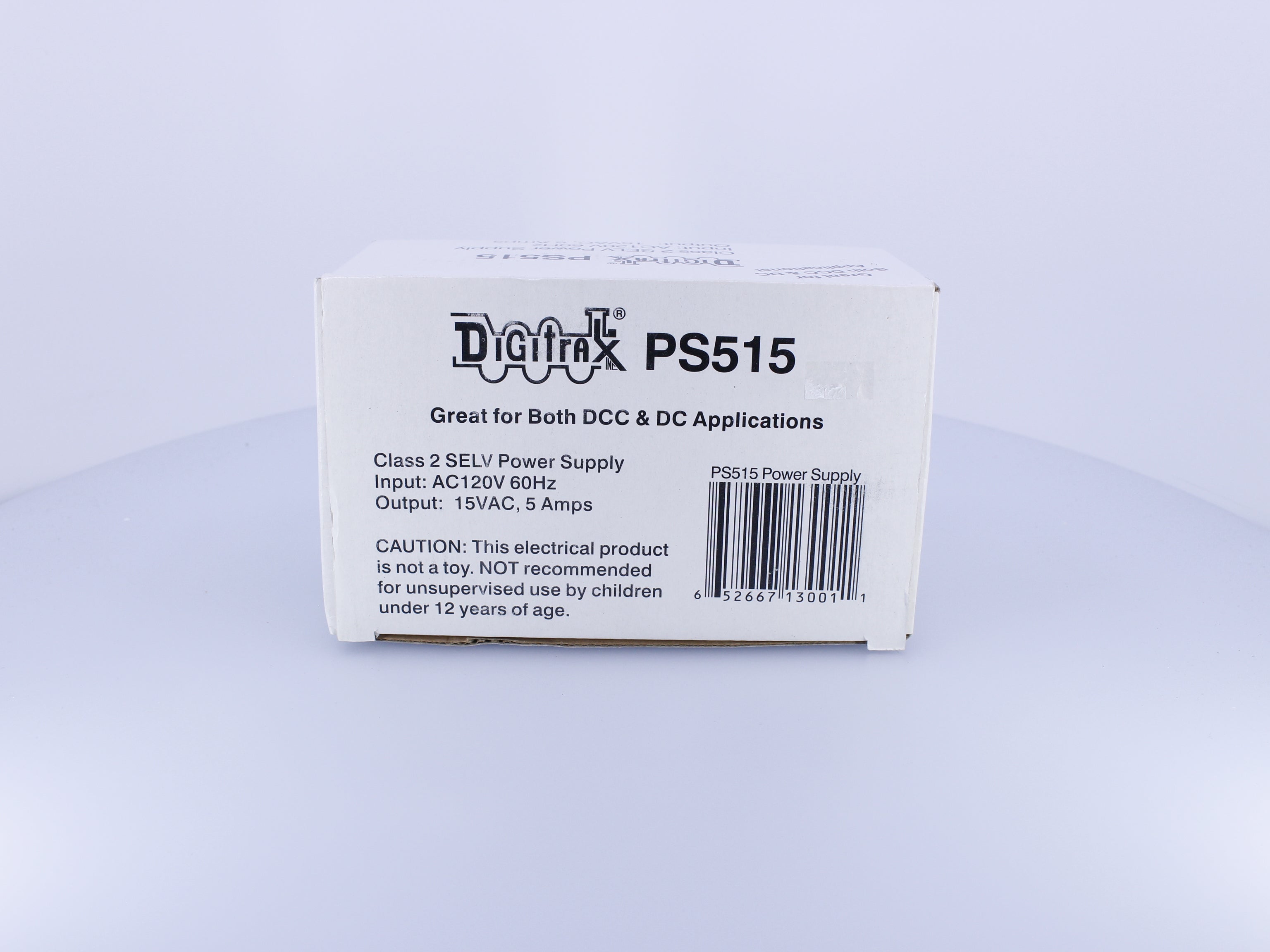Digitrax PS515 HO Class 2 SELV Power Supply 15VAC 5 Amps
