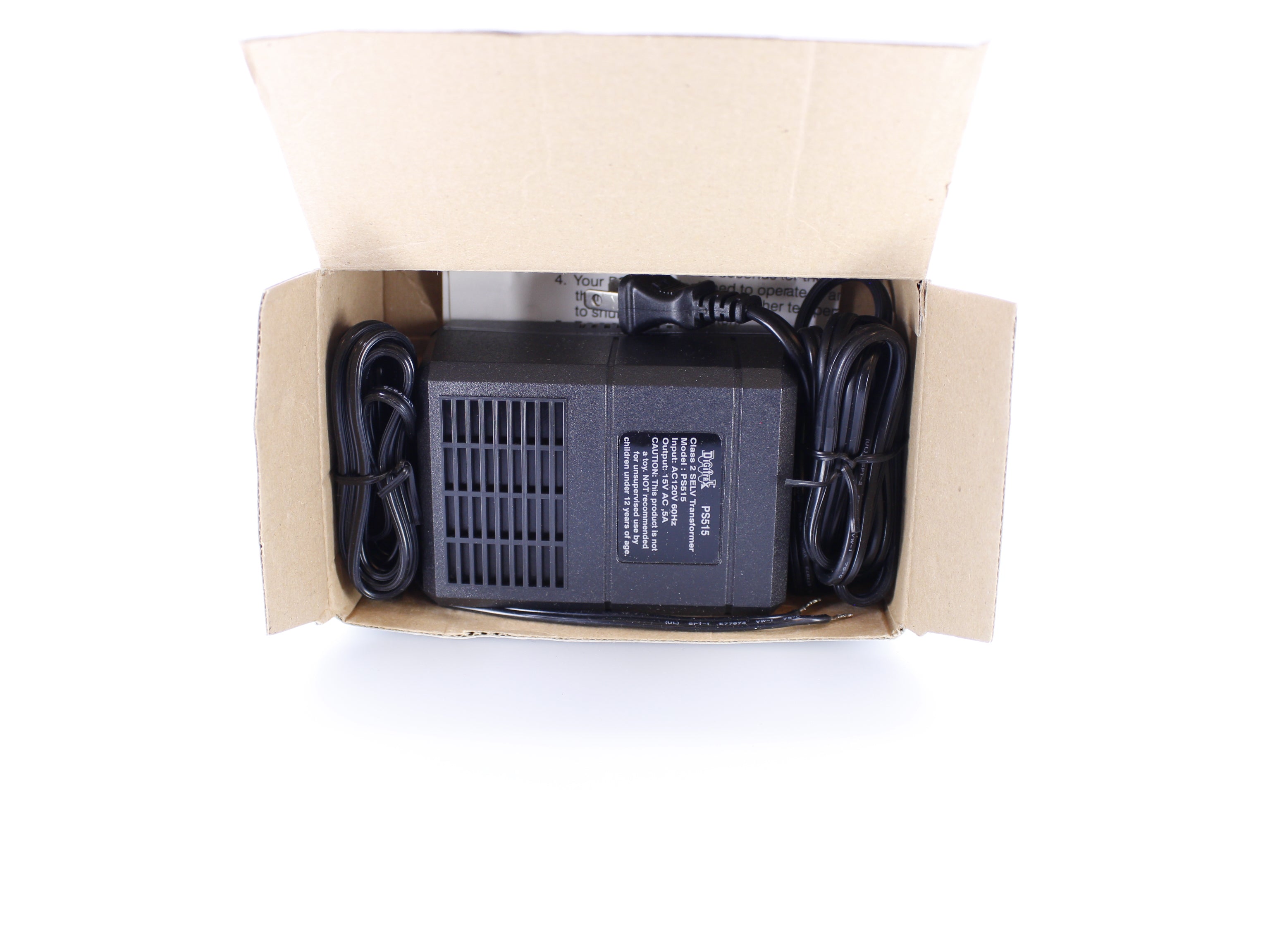 Digitrax PS515 HO Class 2 SELV Power Supply 15VAC 5 Amps