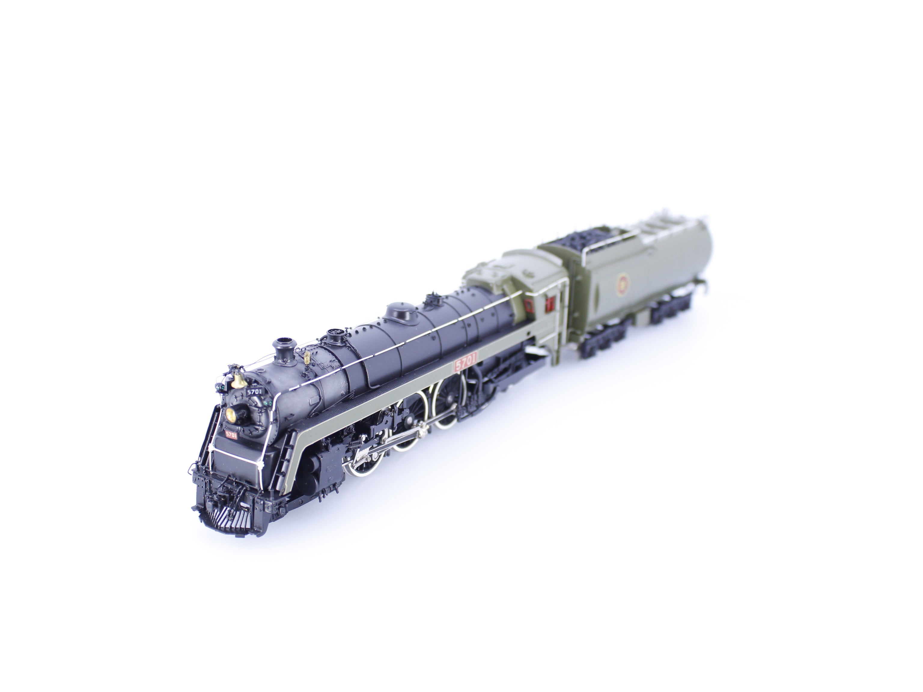 Van Hobbies CNR464K5A HO Brass 4-6-4 K-5a Steam Locomotive Professionally Painted Canadian National (CN) 5701 Analog DC