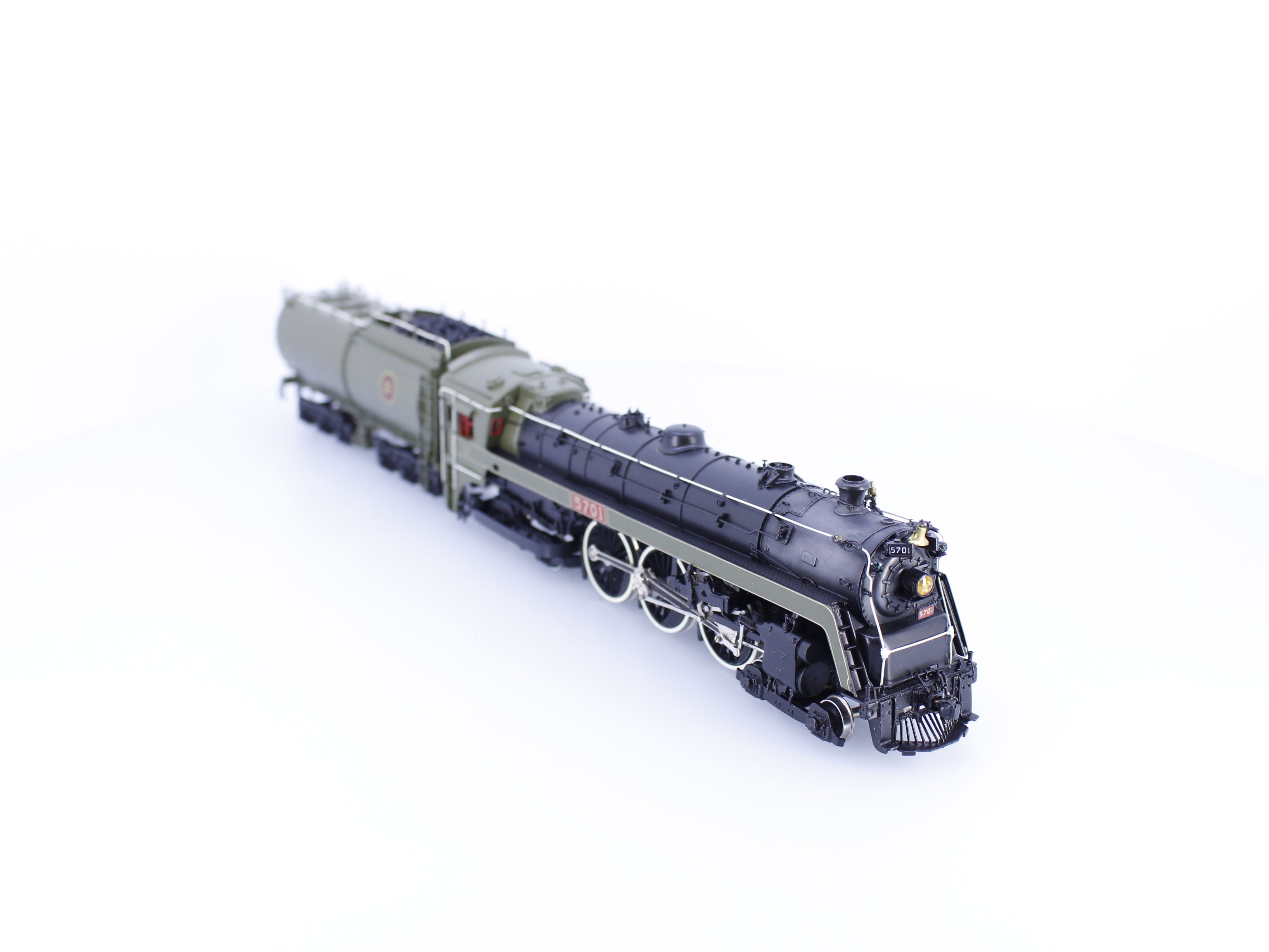 Van Hobbies CNR464K5A HO Brass 4-6-4 K-5a Steam Locomotive Professionally Painted Canadian National (CN) 5701 Analog DC
