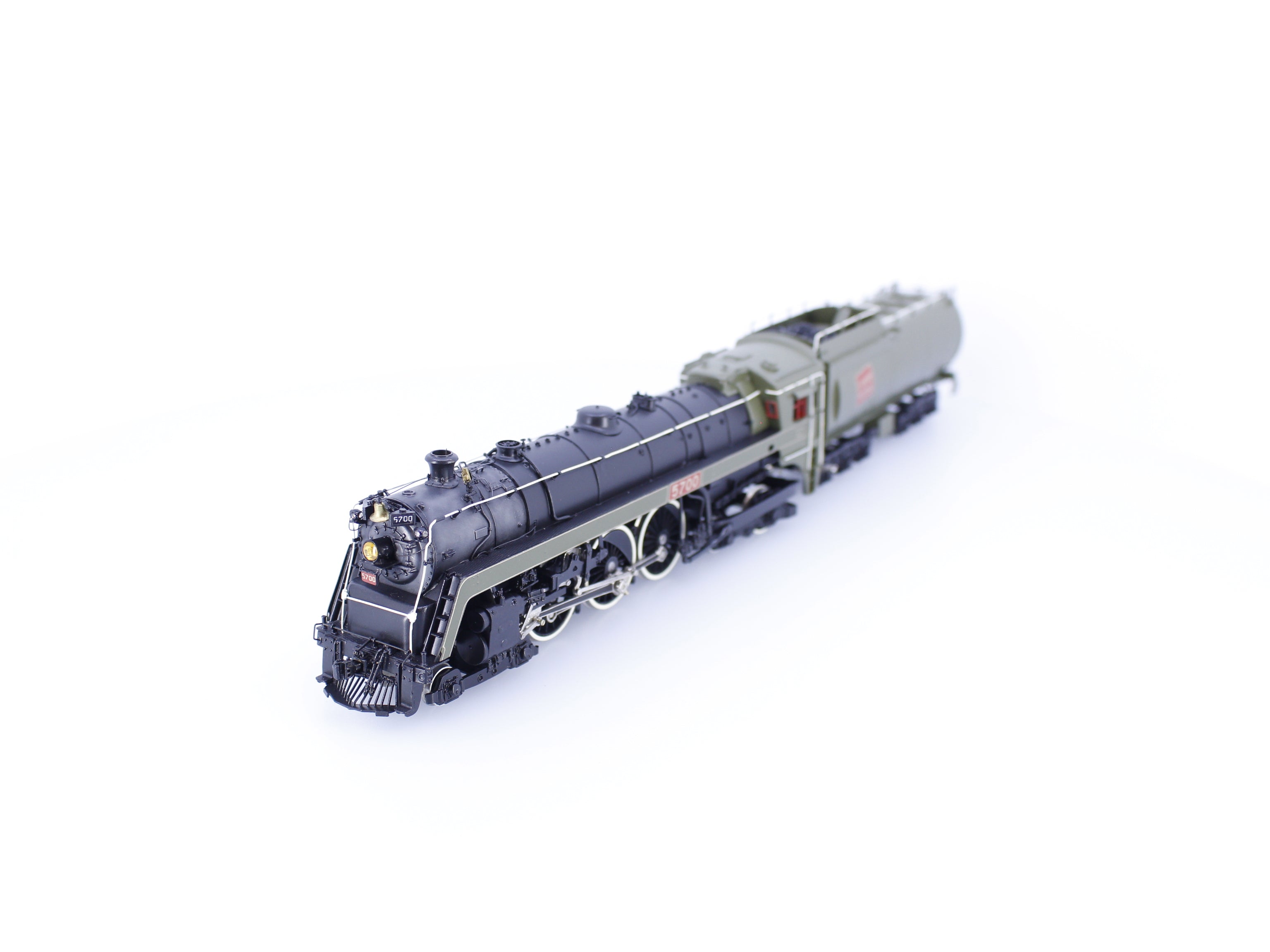 Van Hobbies CNR464K5A HO Brass 4-6-4 K-5a Steam Locomotive Professionally Painted Canadian National (CN) 5700 Analog DC