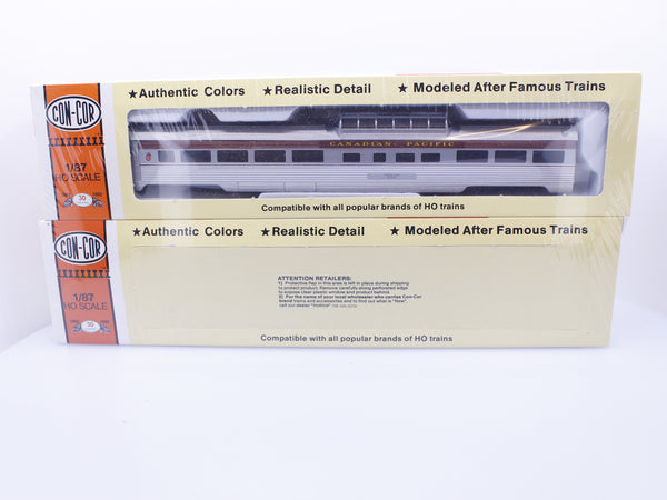 Con Cor CP85FTCORR HO 2 x 4 Packs of Corrugated Sides Passenger Sets. Set A and B Canadian Pacific (CP)