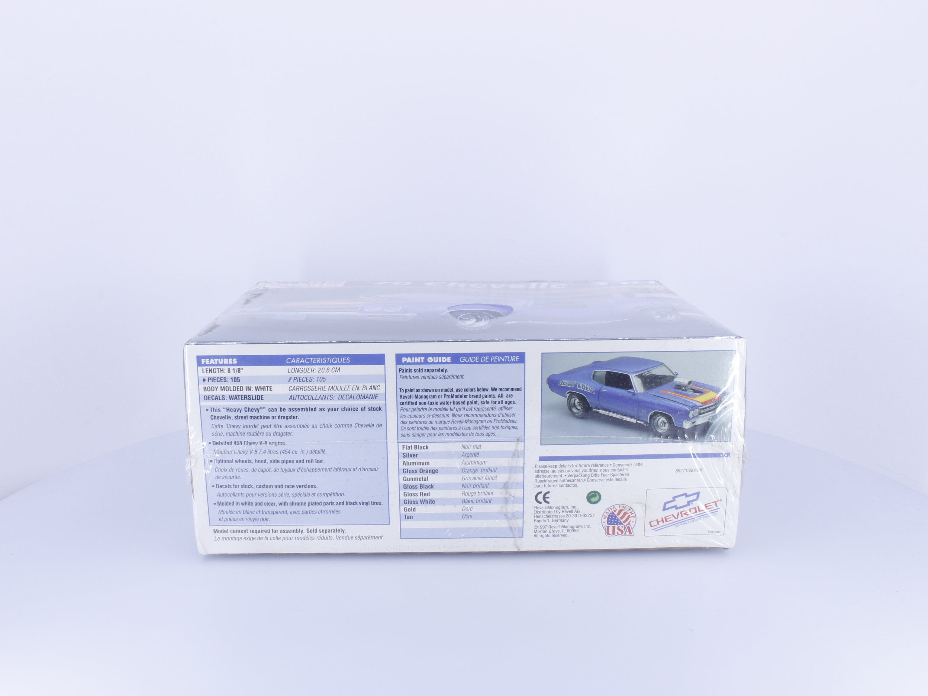 Revell 85-2715 G 1970 Chevrolet Chevelle 3'n1 Plastic Model Kit 1/25 (#1)