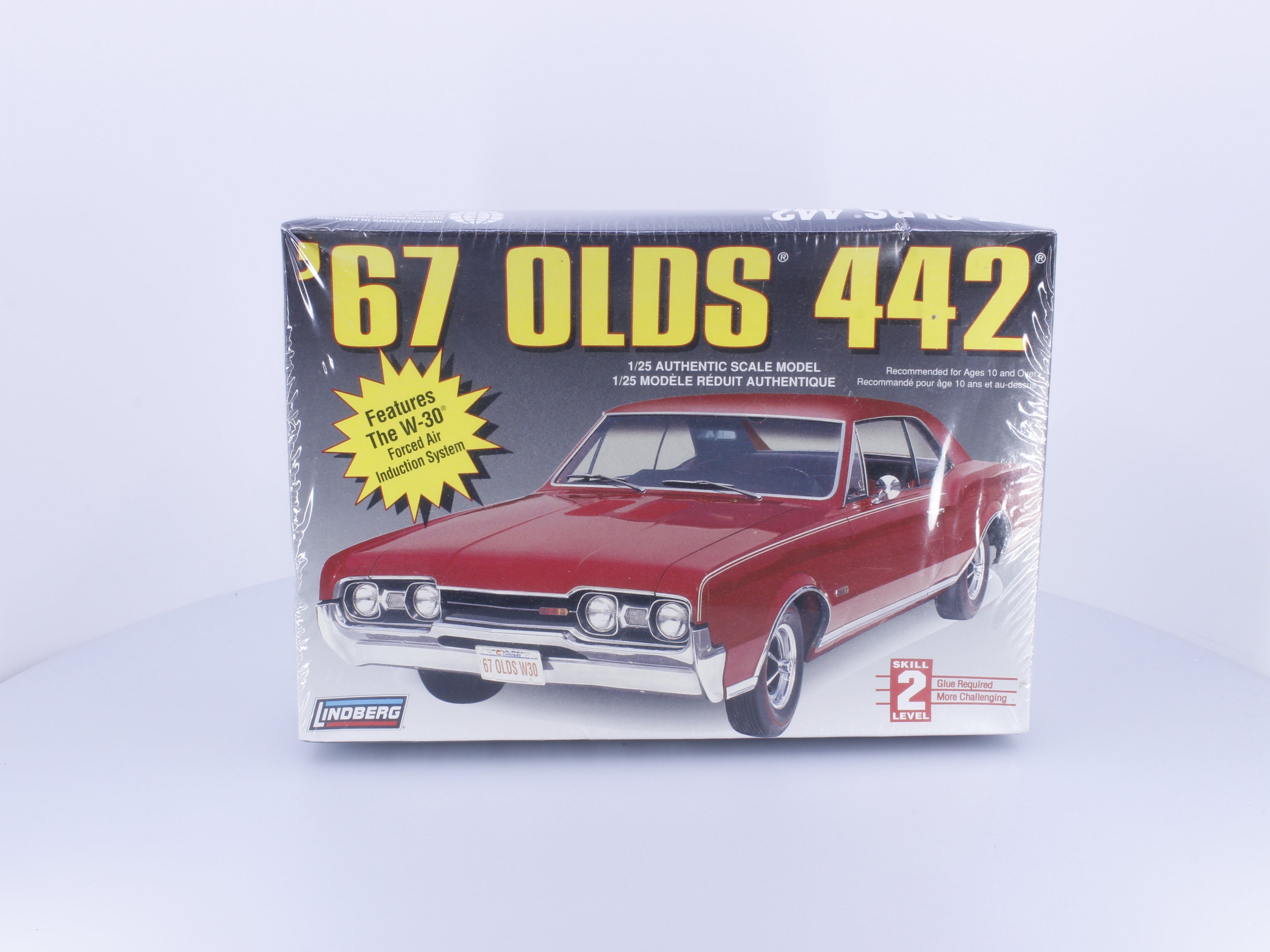 Lindberg 72171 G 1967 Oldsmobile 442 W-30 Plastic Model Kit 1/25 (#2)