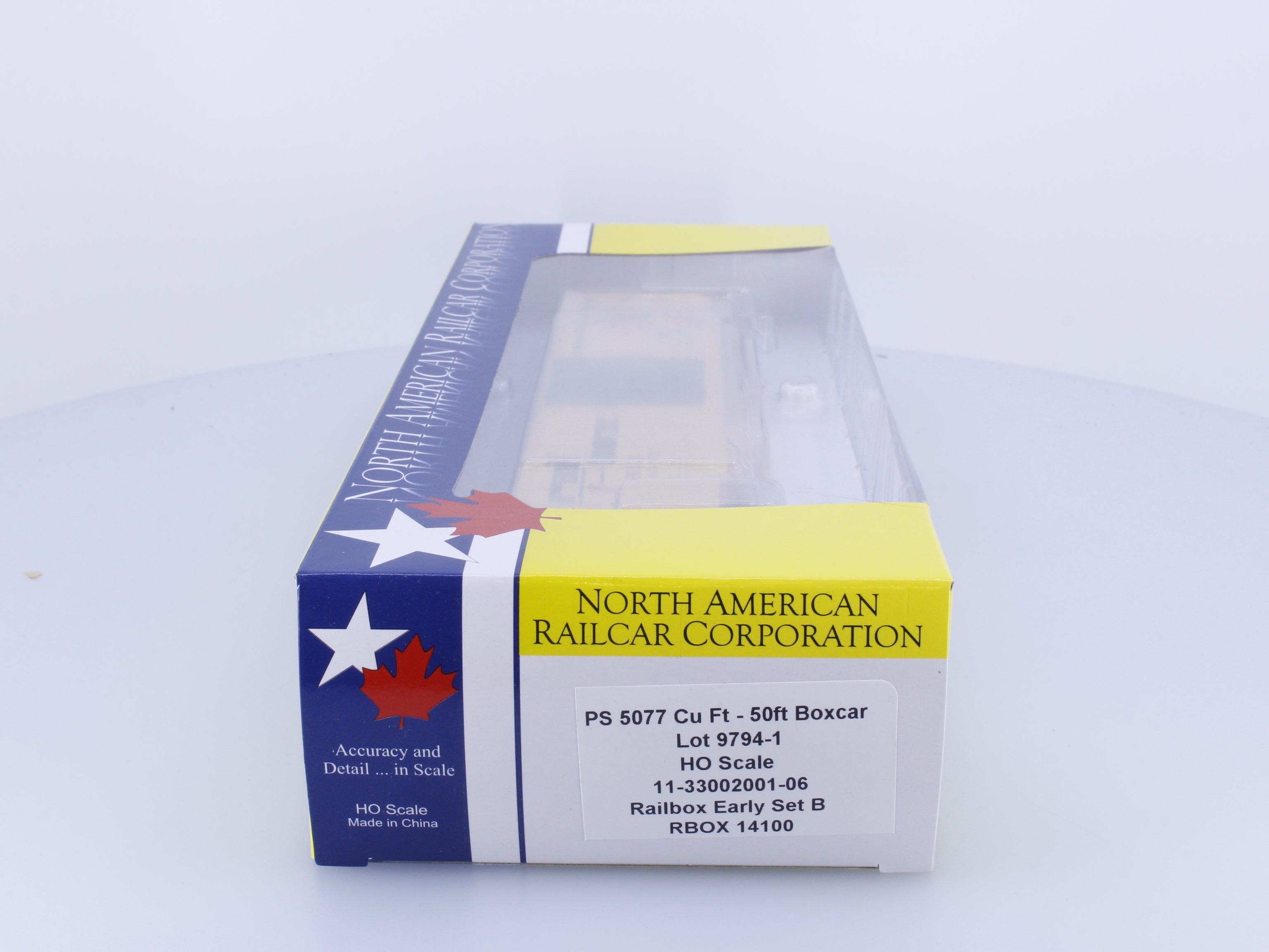 North American Railcar Corporation 11-33002001-06 HO PS 5077 cu.ft 50ft Boxcar Railbox (RBOX) 14100
