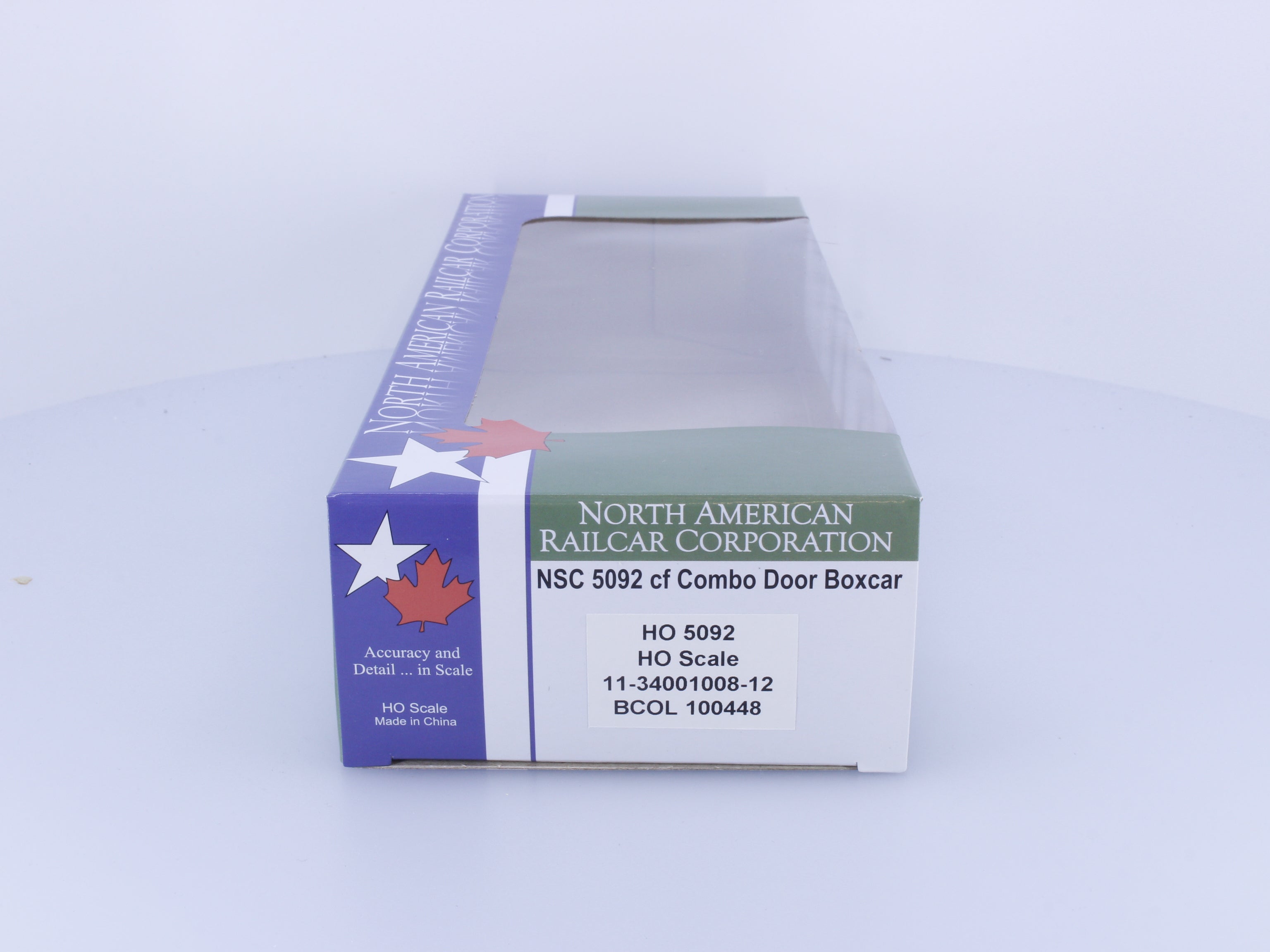 North American Railcar Corporation 11-34001008-12 HO NSC 5092 cf Combo Door Boxcar BC Rail (BCOL) 100448