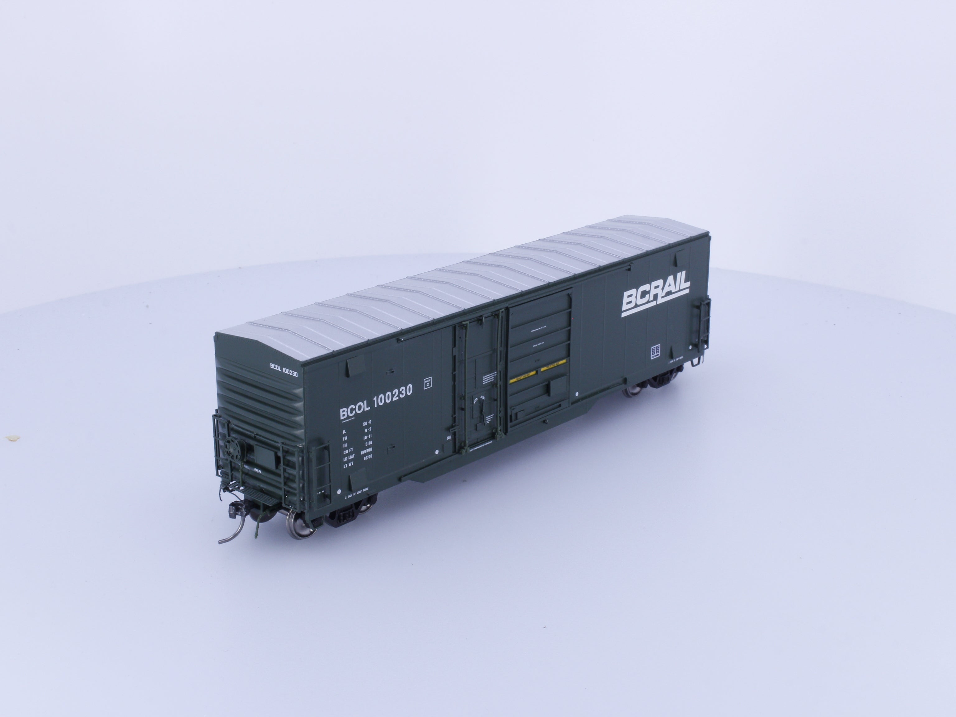 North American Railcar Corporation 11-34001008-09 HO NSC 5092 cf Combo Door Boxcar BC Rail (BCOL) 100230