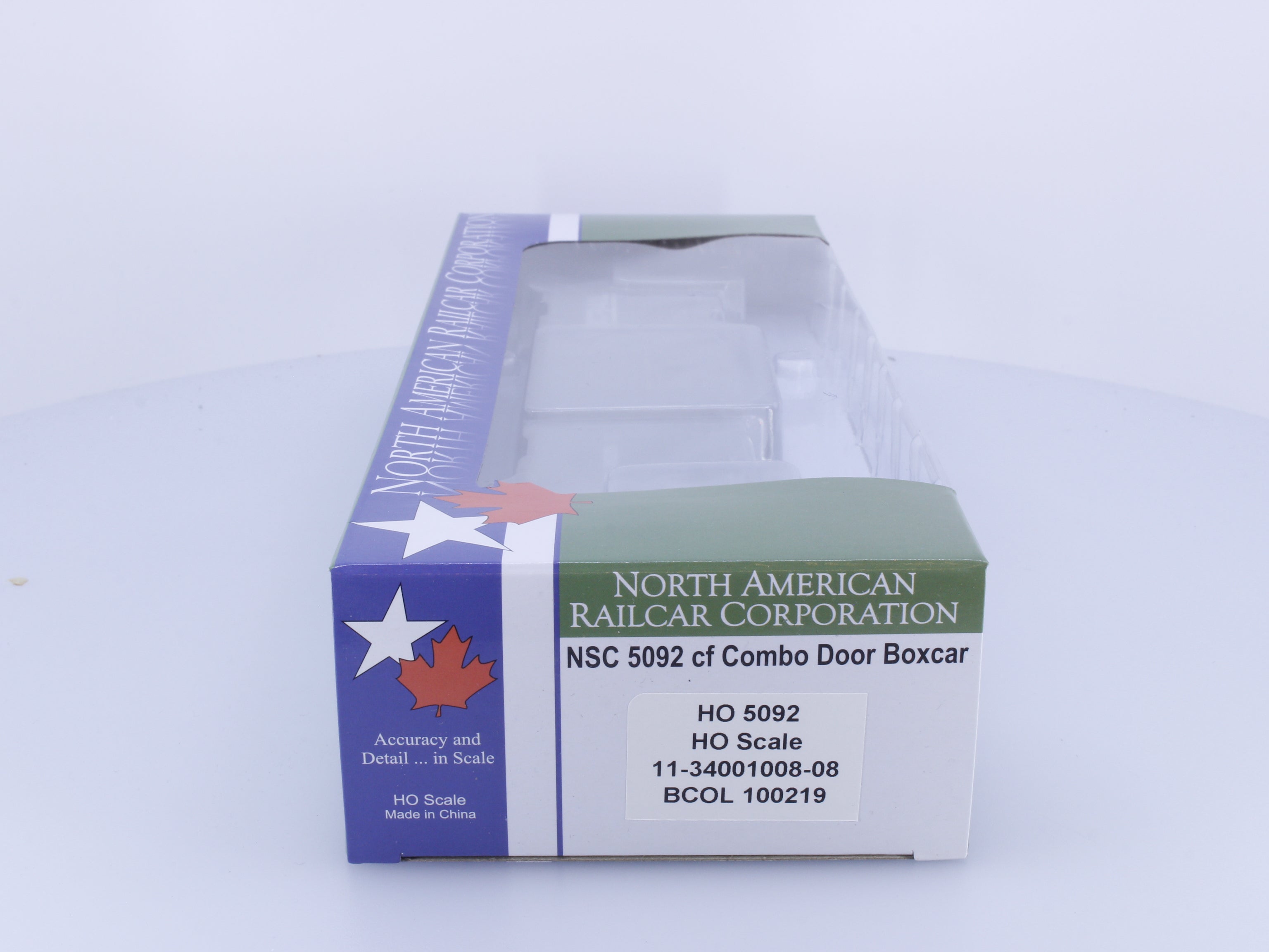 North American Railcar Corporation 11-34001008-08 HO NSC 5092 cf Combo Door Boxcar BC Rail (BCOL) 100219