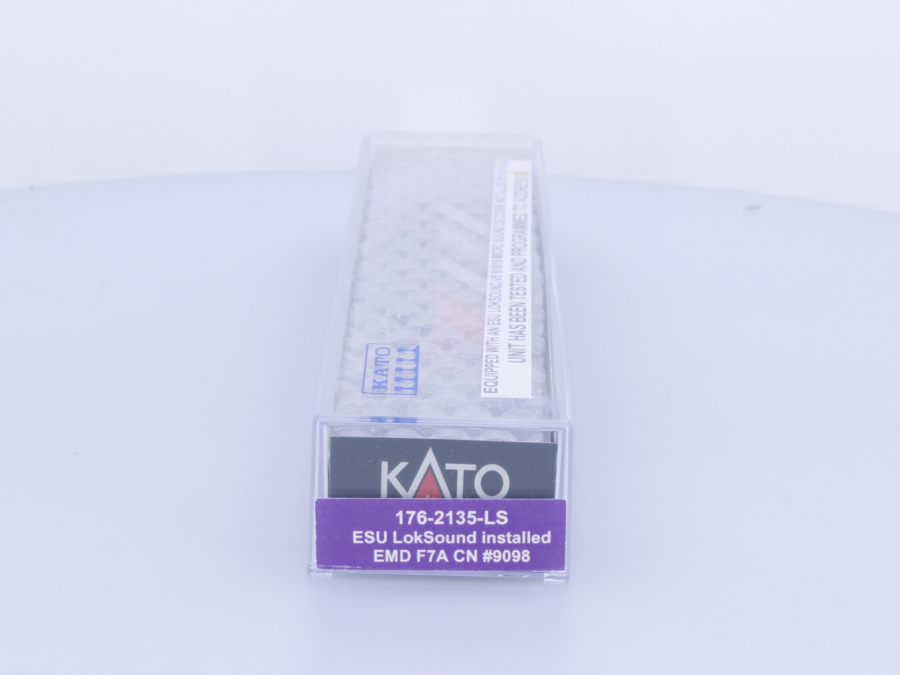 Kato 176-2135-LS N EMD F7A Diesel Locomotive ESU Sound Canadian National (CN) 9098 DCC & Sound (#1)